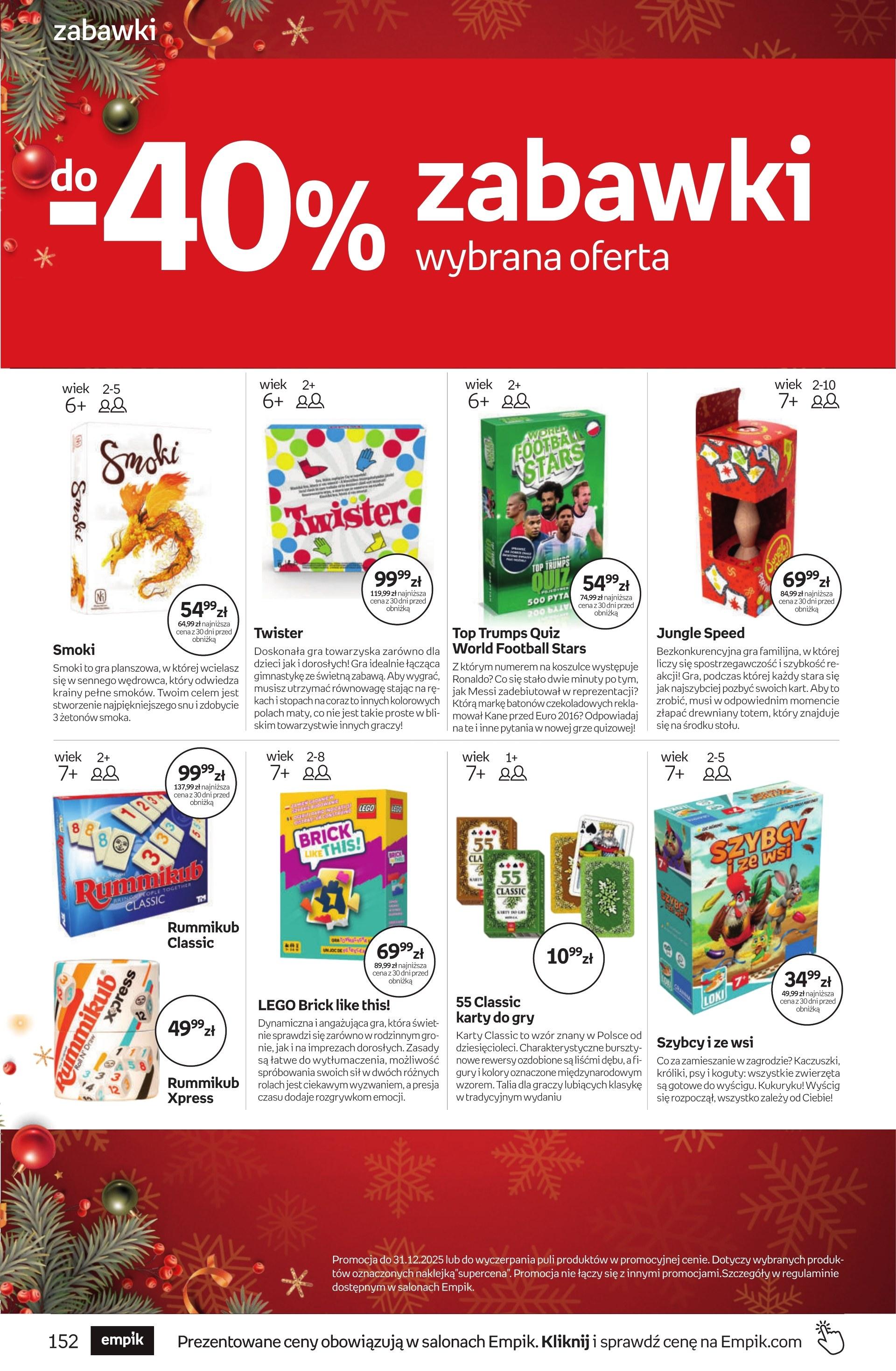 Gazetka promocyjna empik str. 152