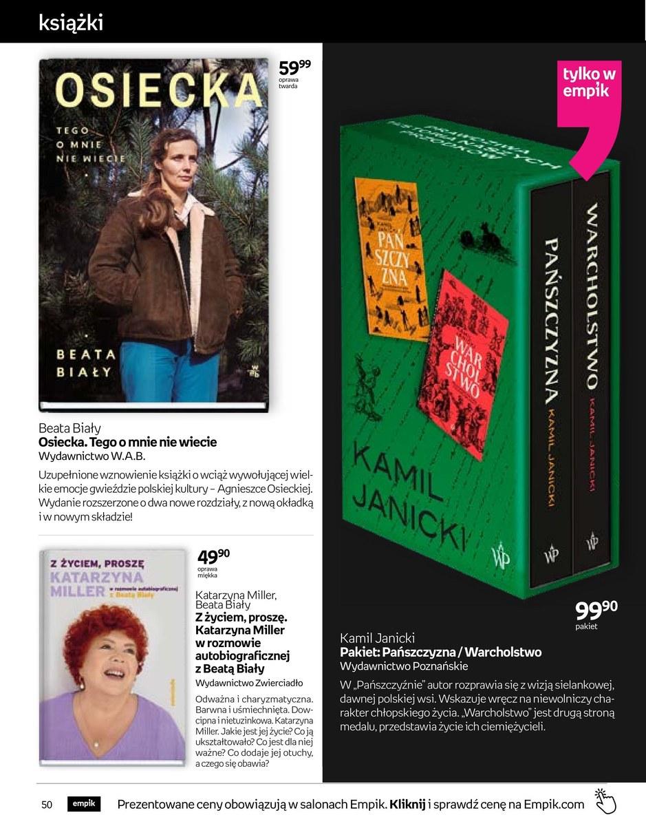 Gazetka promocyjna empik str. 50