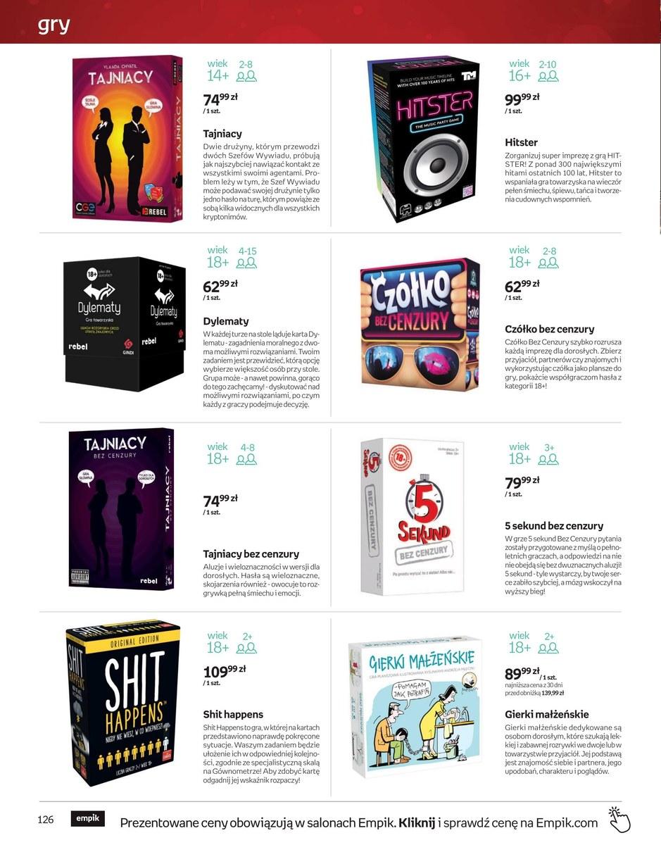 Gazetka promocyjna empik str. 126