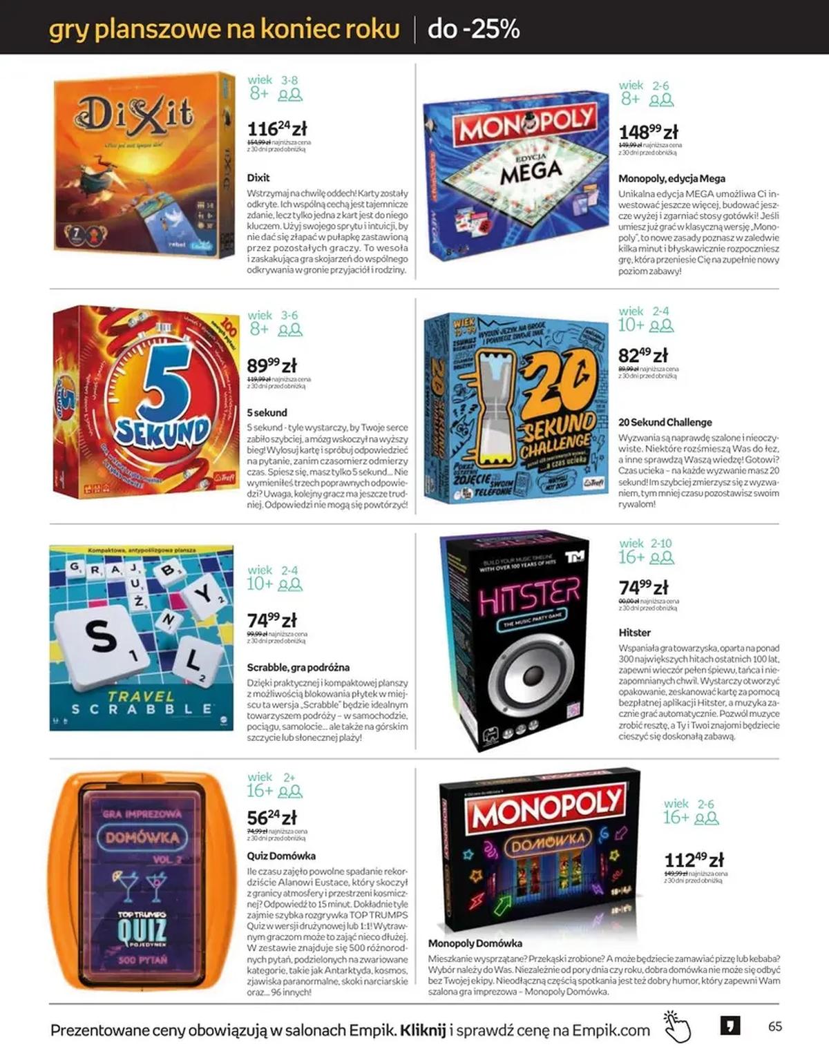 Gazetka promocyjna empik str. 65