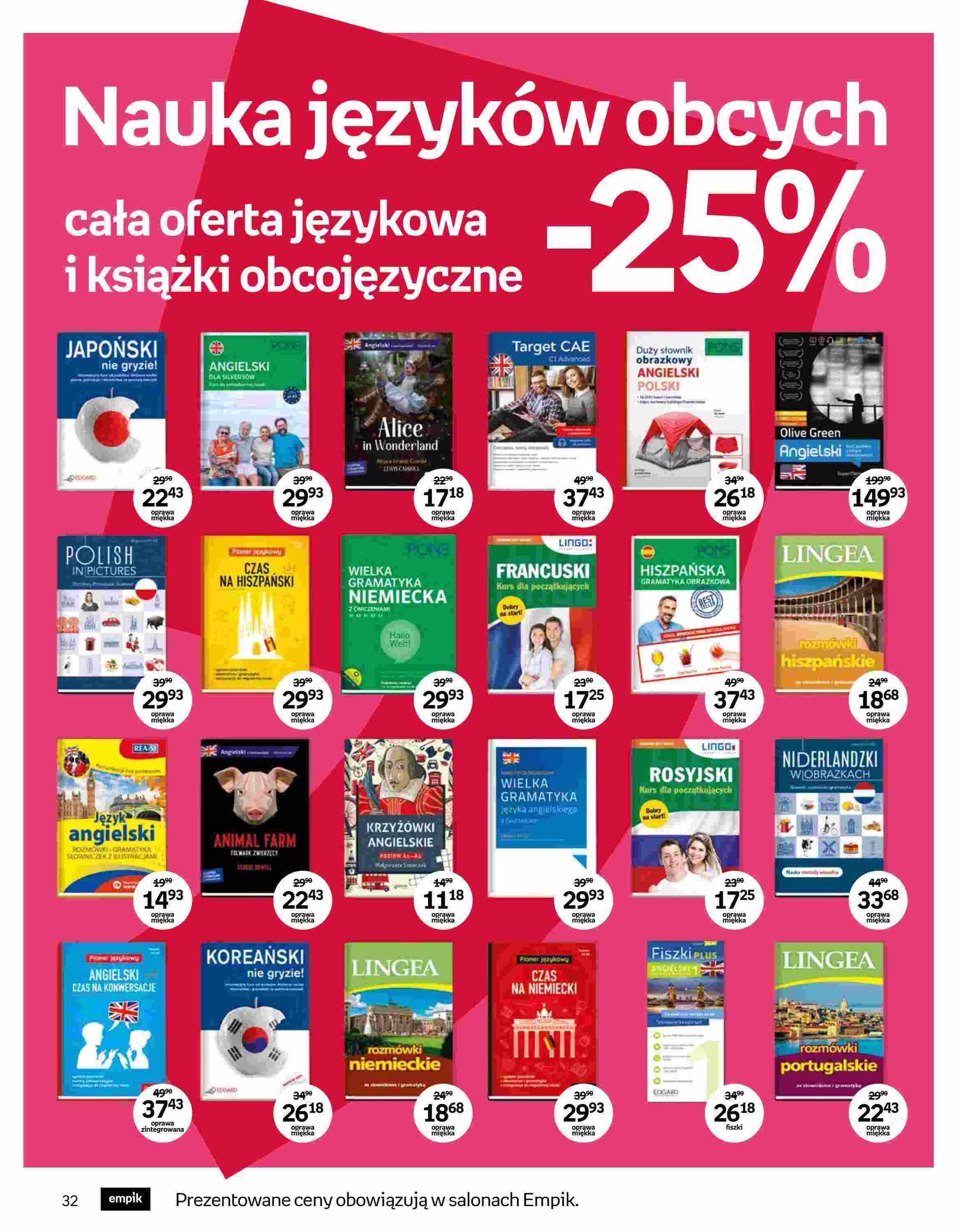 Gazetka promocyjna empik str. 32