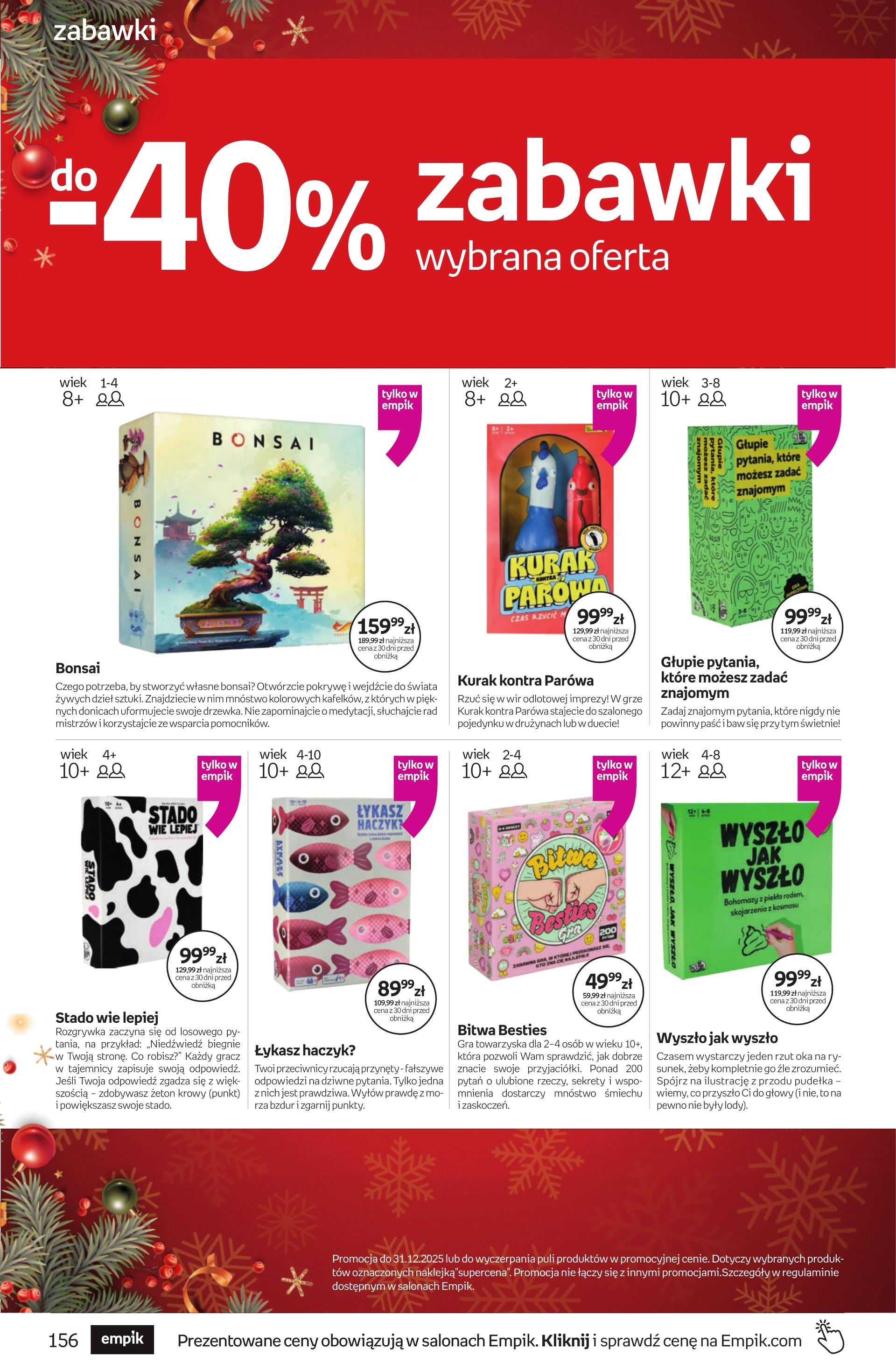Gazetka promocyjna empik str. 156