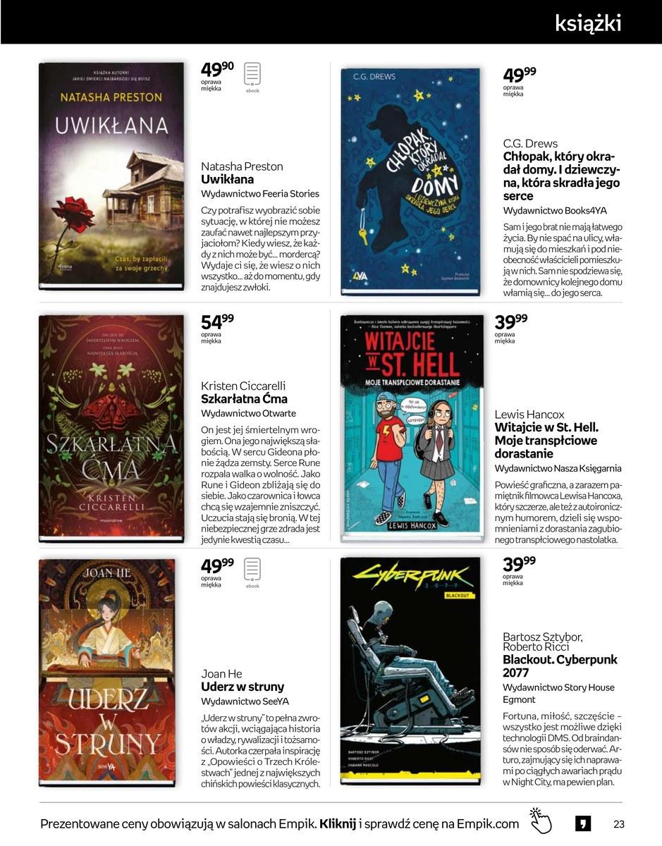 Gazetka promocyjna empik str. 23