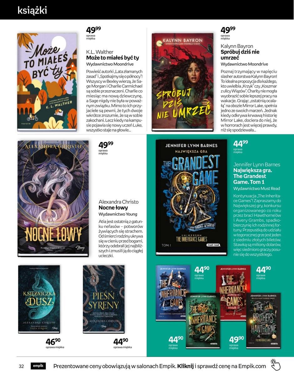 Gazetka promocyjna empik str. 32