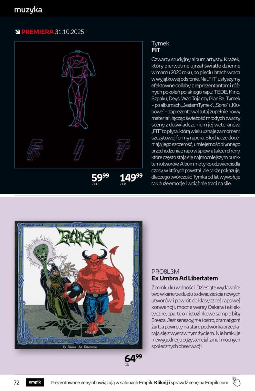 Gazetka promocyjna empik str. 72