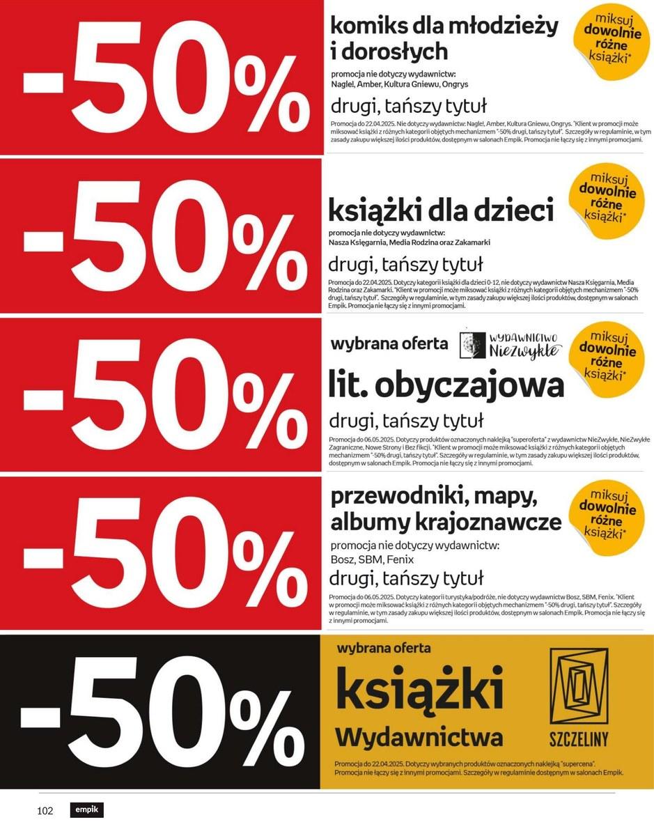 Gazetka promocyjna empik str. 102