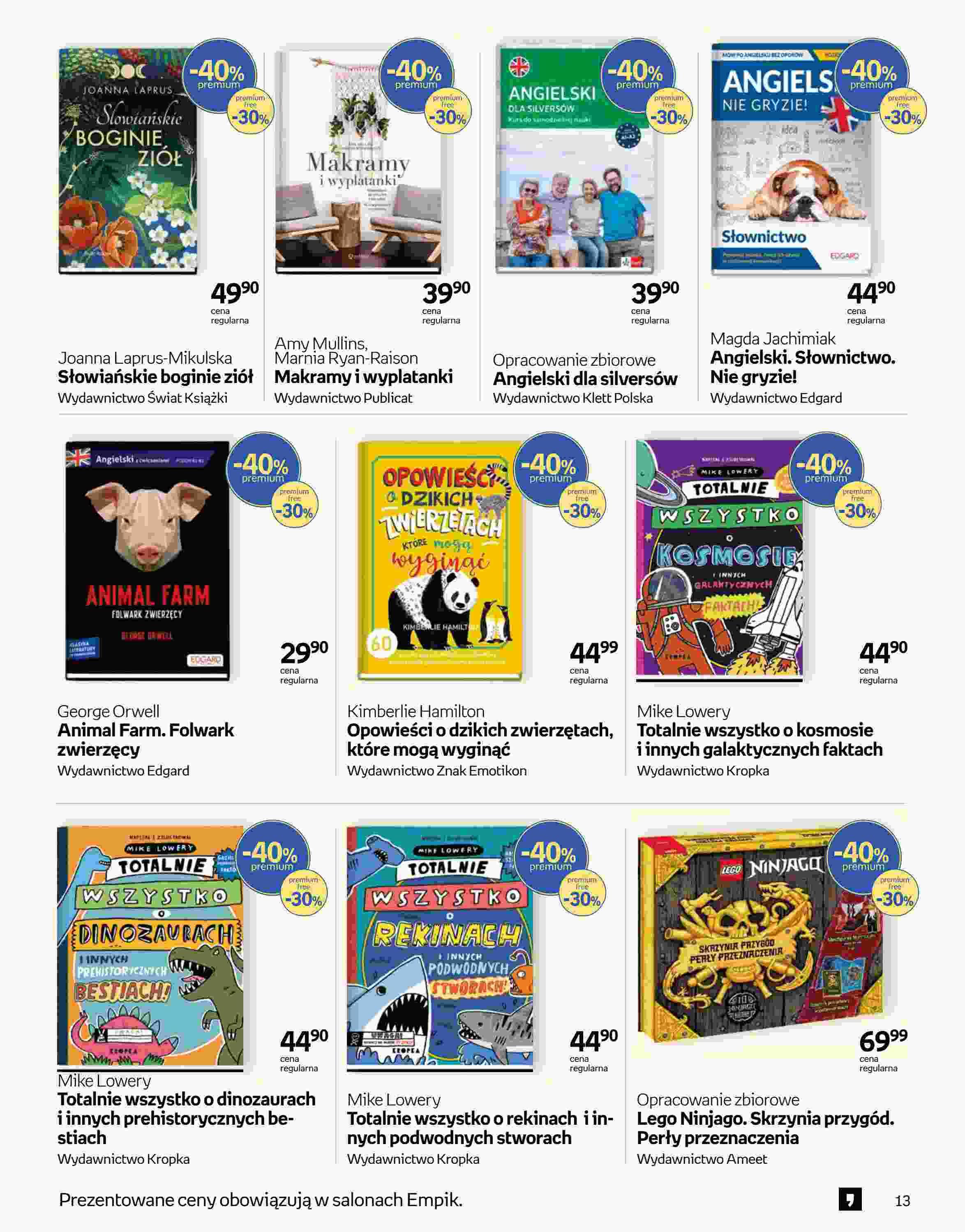 Gazetka promocyjna empik str. 13