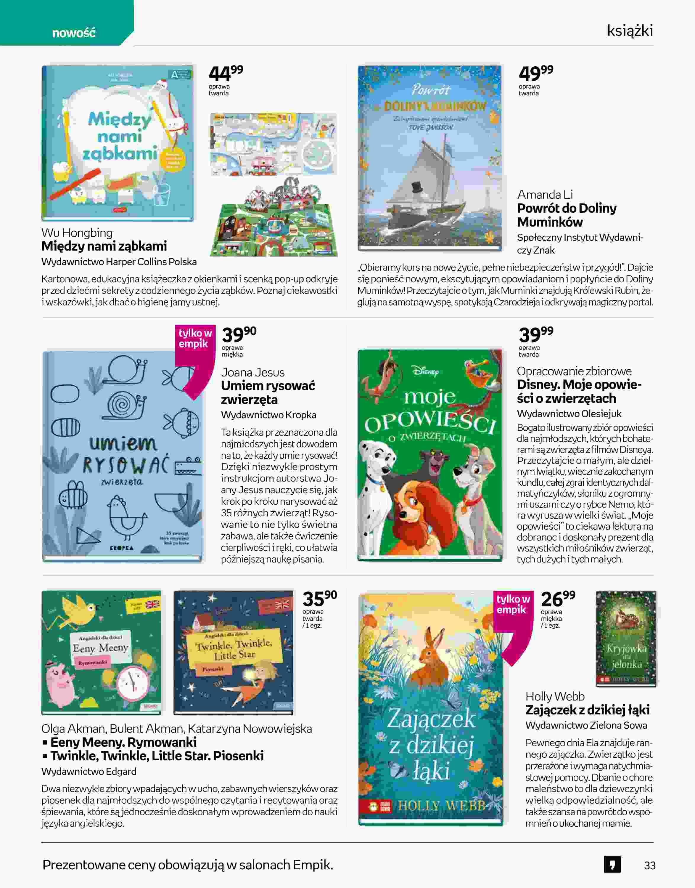 Gazetka promocyjna empik str. 33