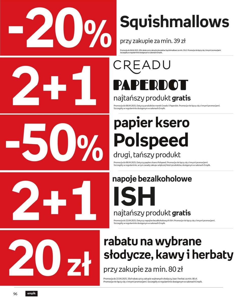 Gazetka promocyjna empik str. 96