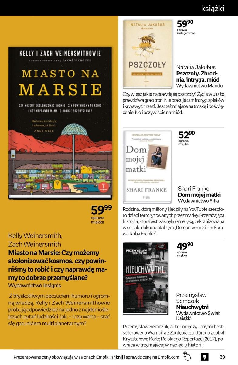 Gazetka promocyjna empik str. 39
