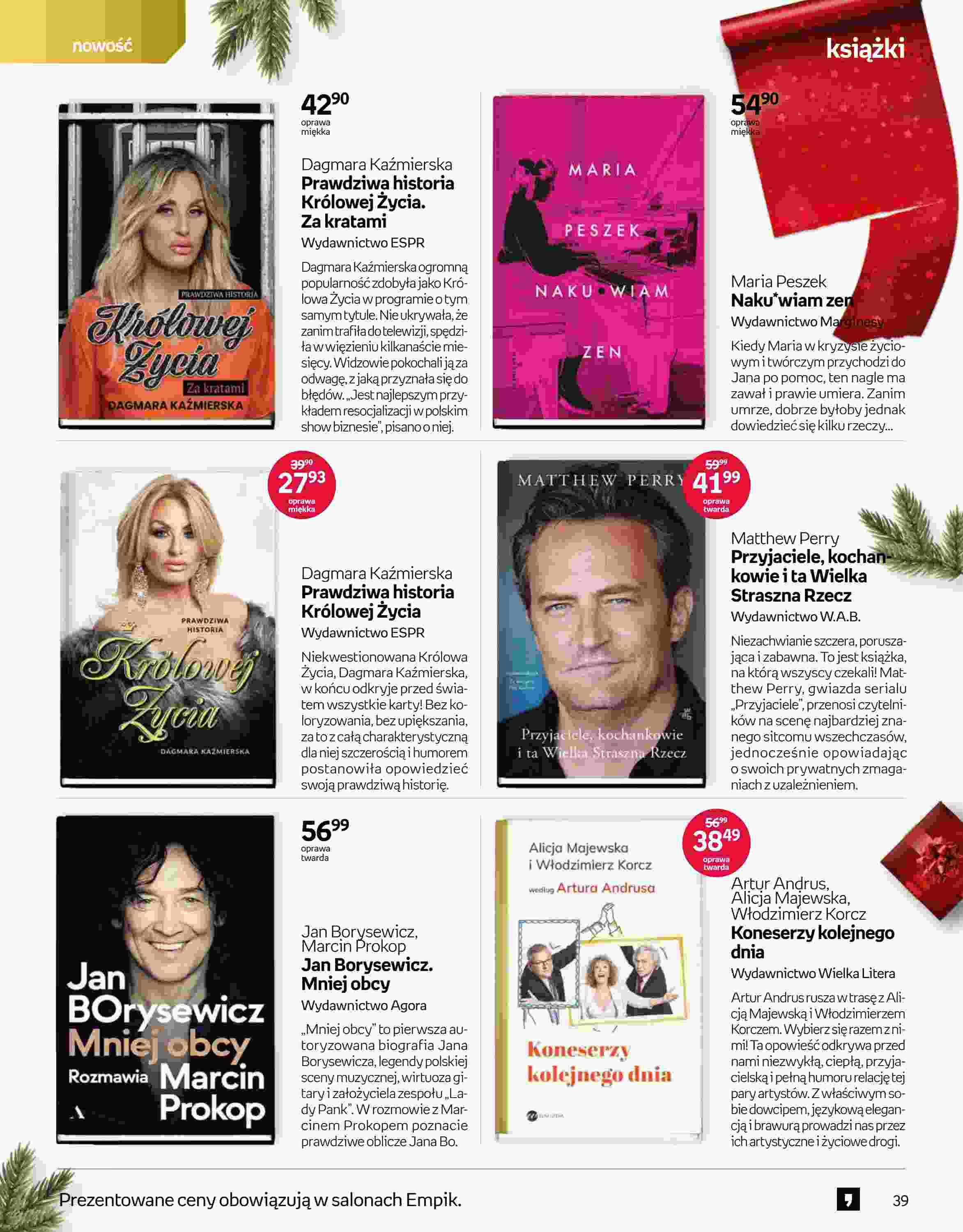 Gazetka promocyjna empik str. 39