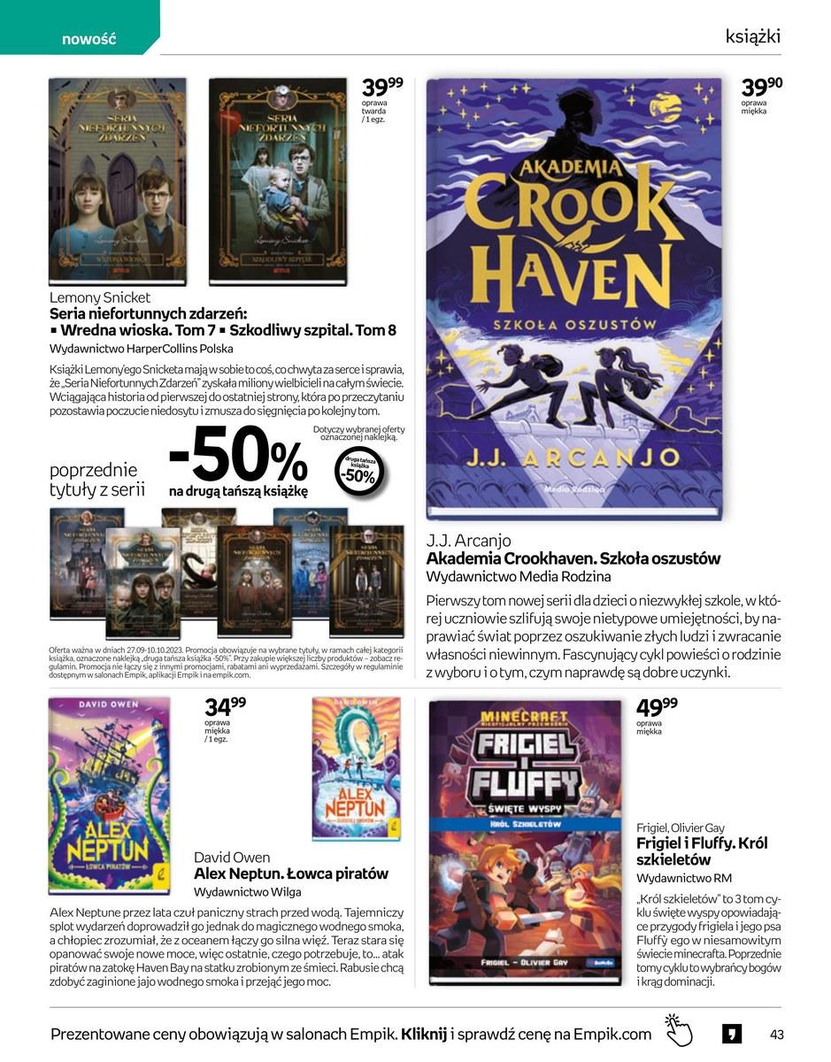 Gazetka promocyjna empik str. 43