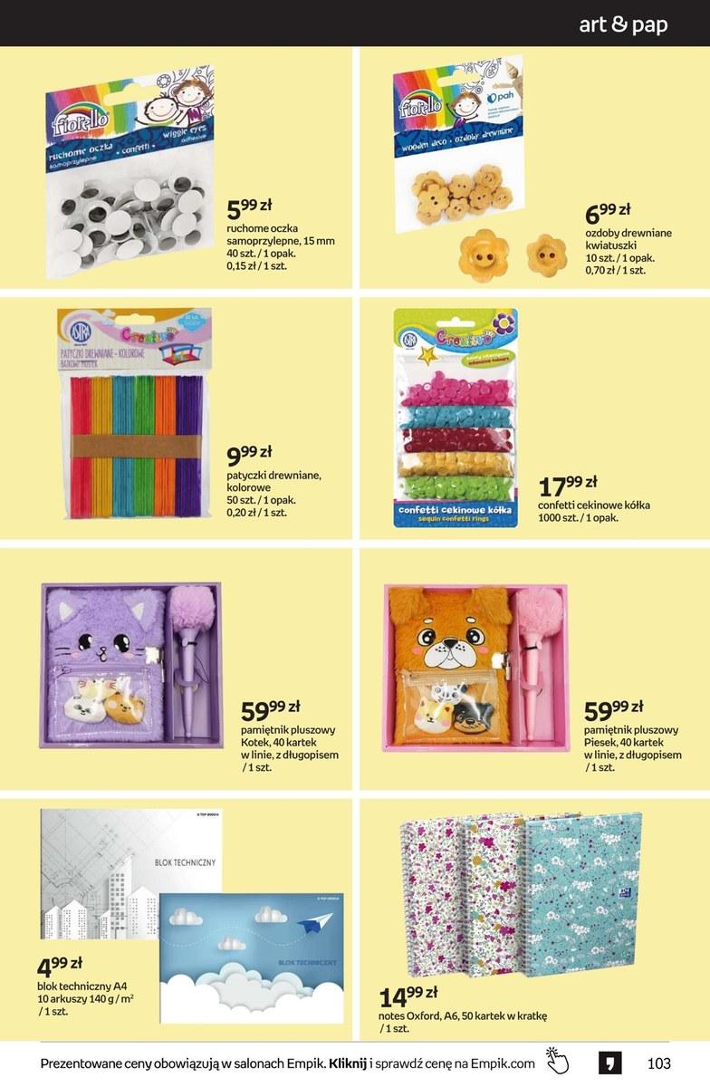 Gazetka promocyjna empik str. 103