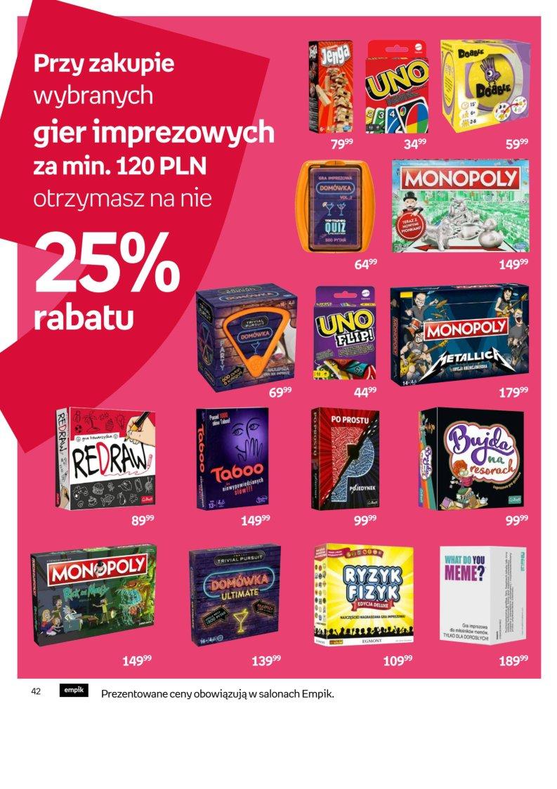 Gazetka promocyjna empik str. 42