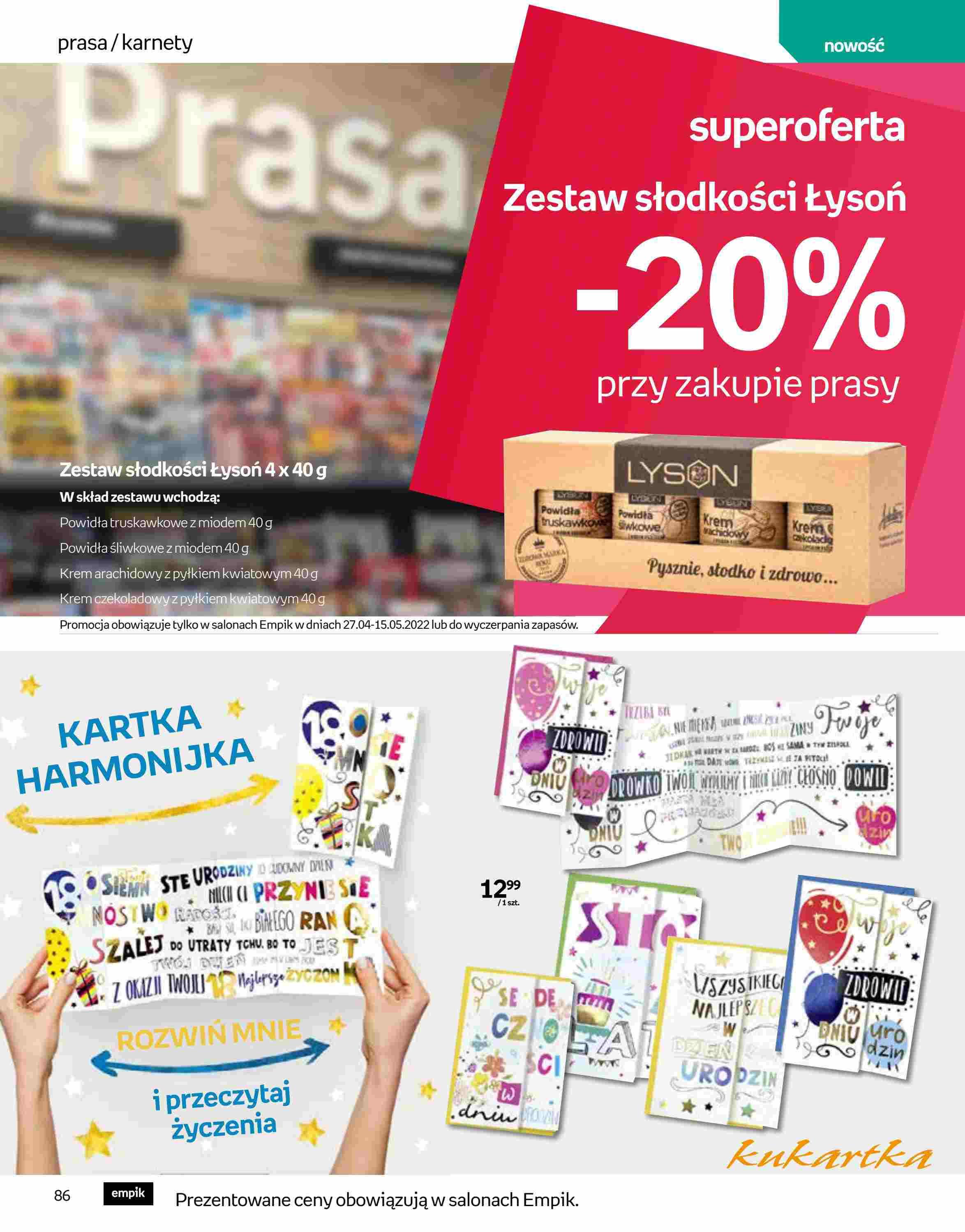 Gazetka promocyjna empik str. 86