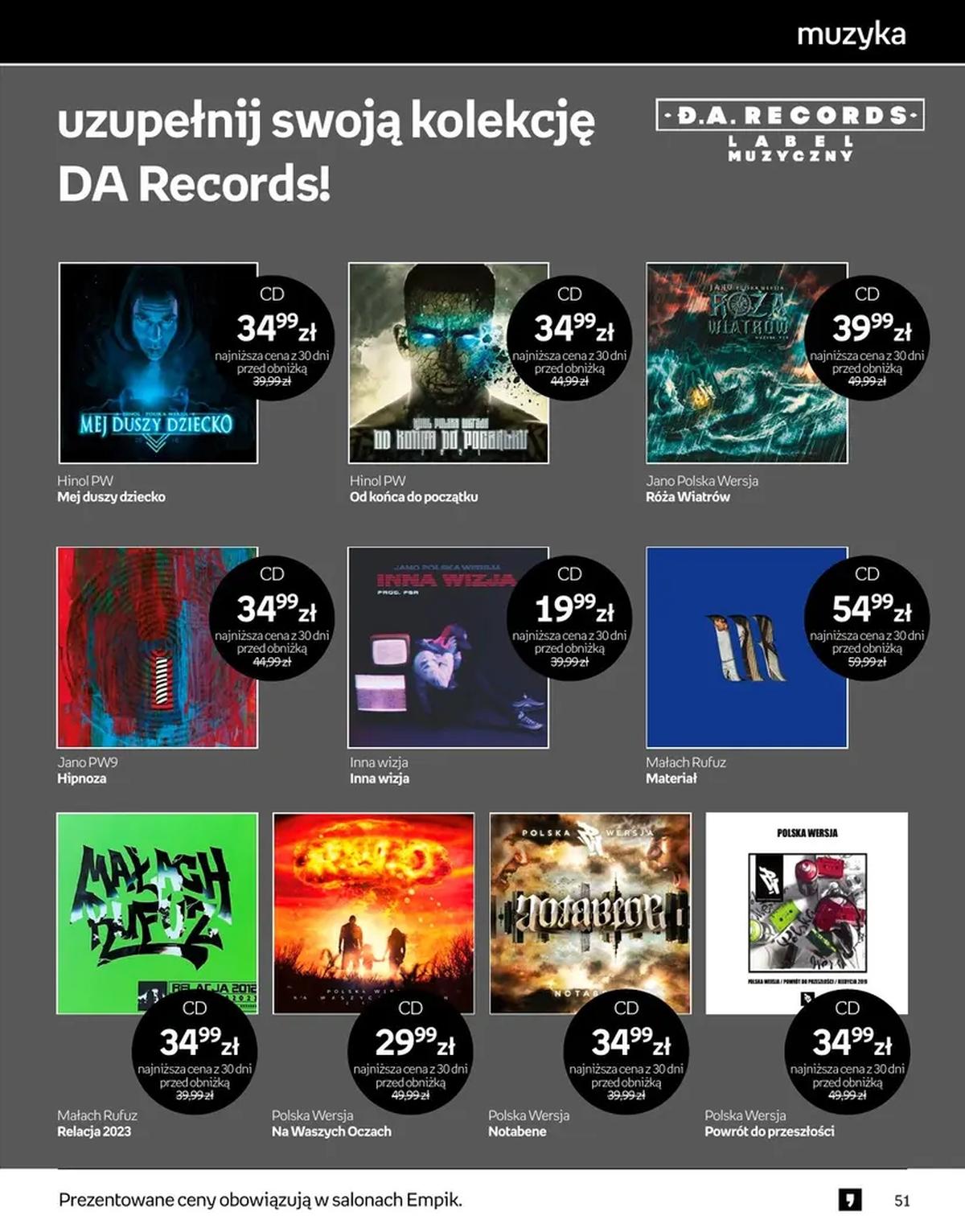 Gazetka promocyjna empik str. 51