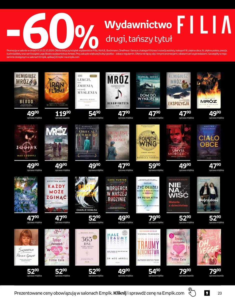 Gazetka promocyjna empik str. 23