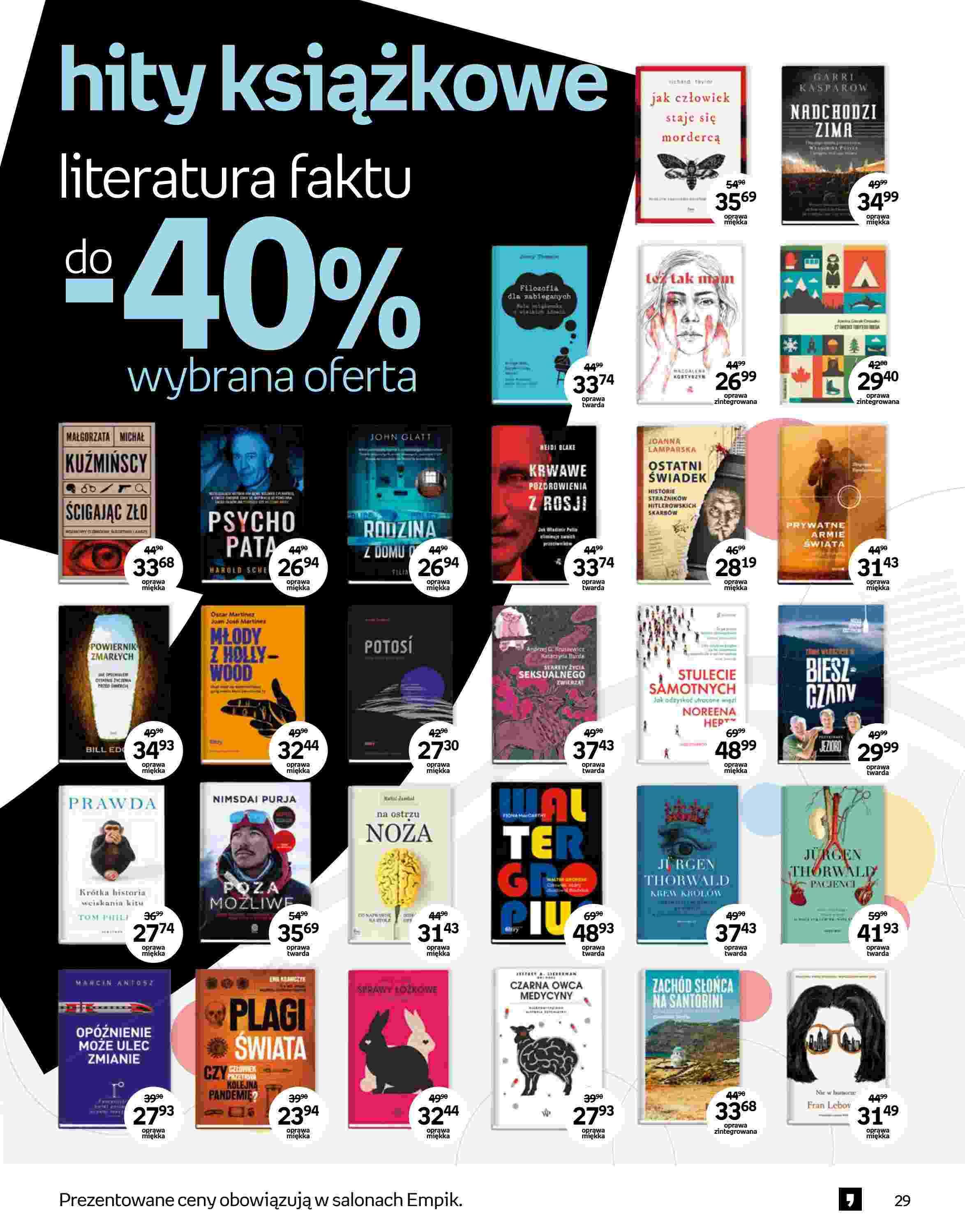 Gazetka promocyjna empik str. 29