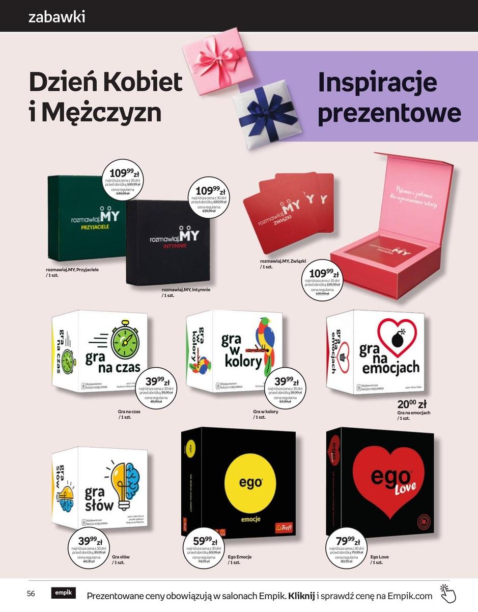 Gazetka promocyjna empik str. 56