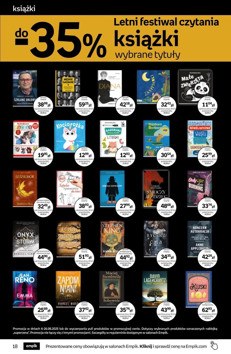 Gazetka promocyjna empik str. 18