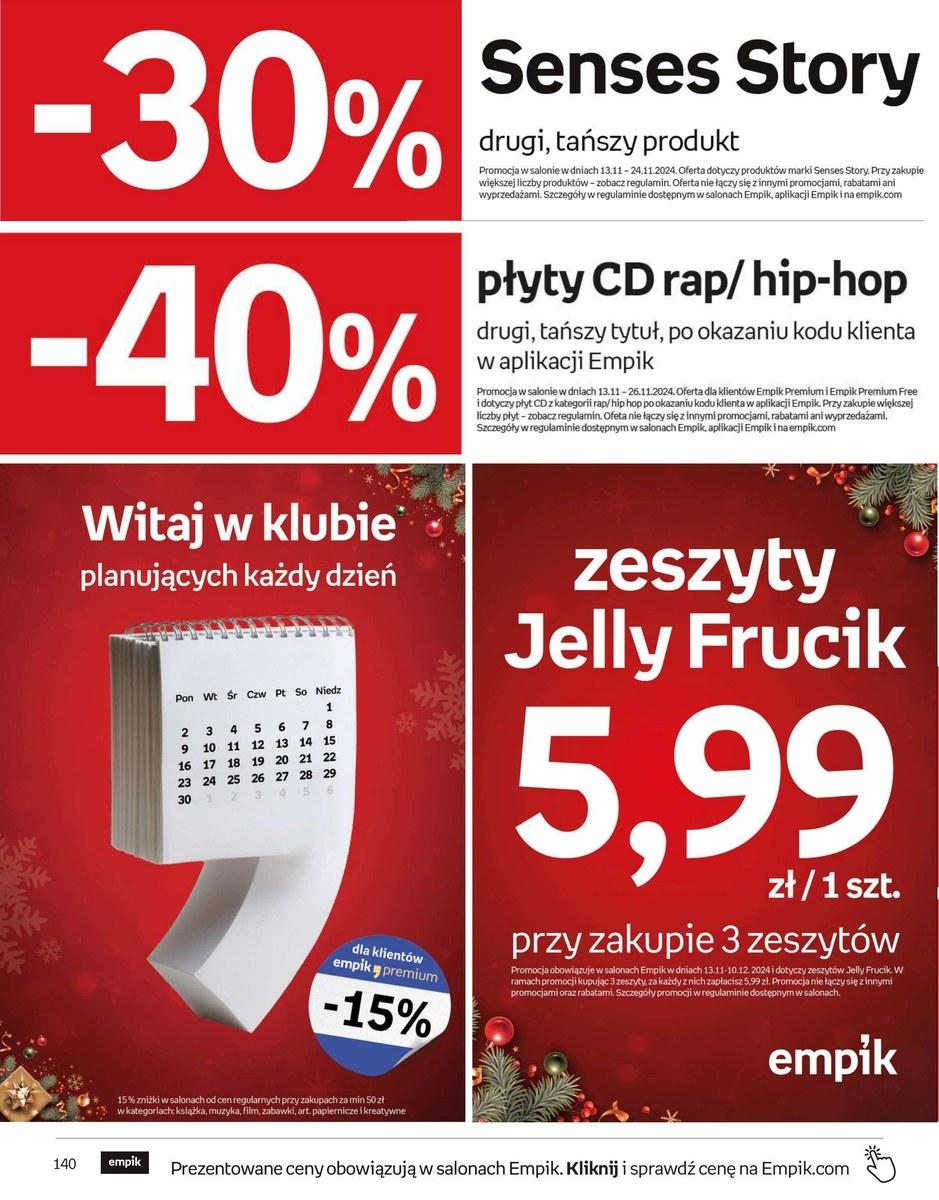 Gazetka promocyjna empik str. 140