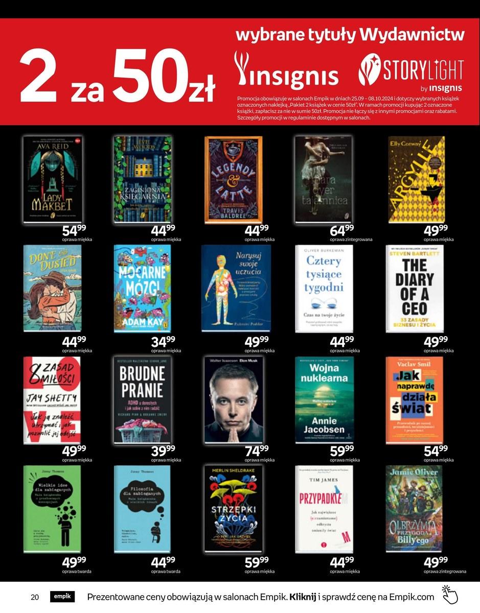 Gazetka promocyjna empik str. 20