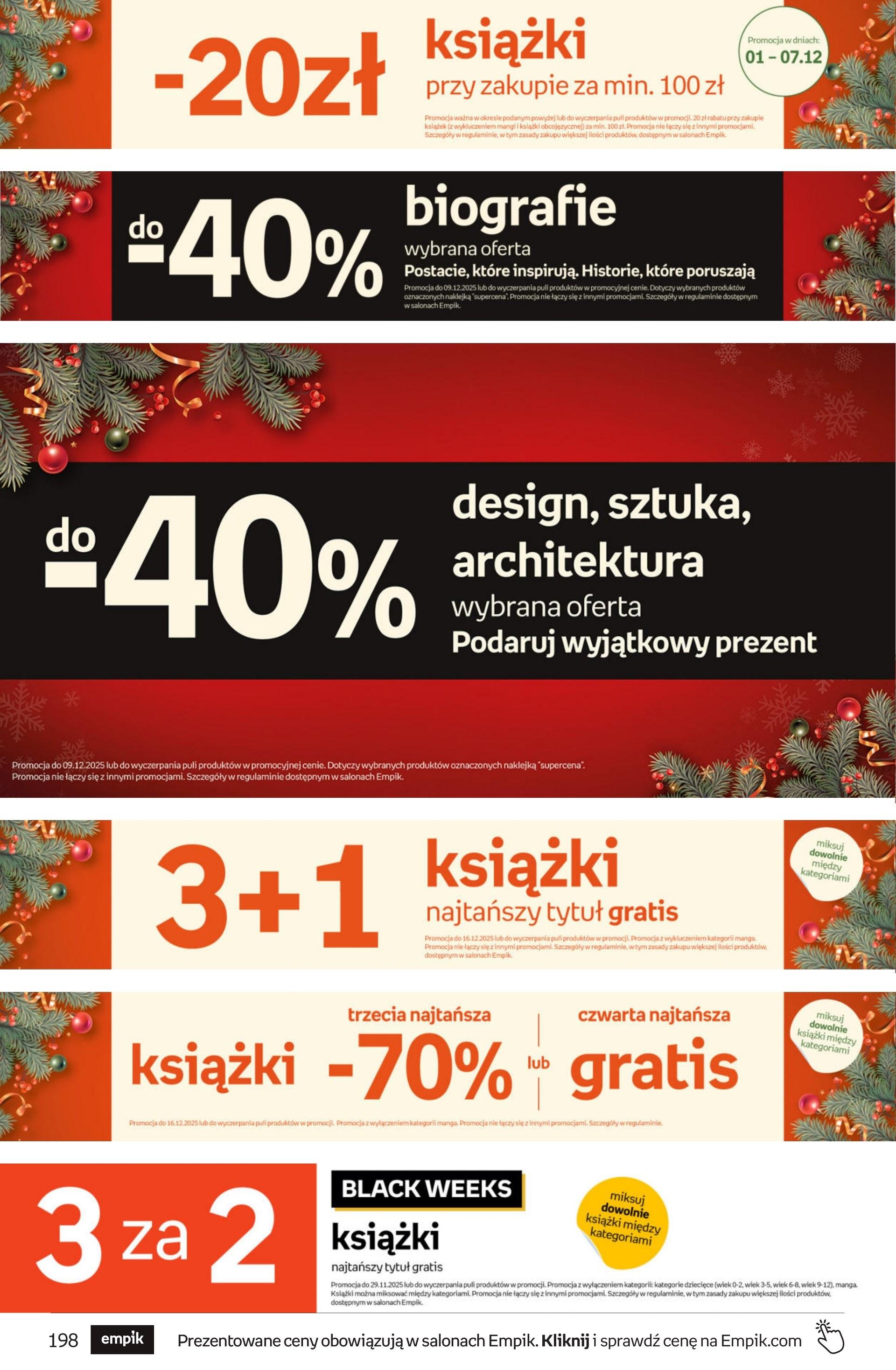 Gazetka promocyjna empik str. 198