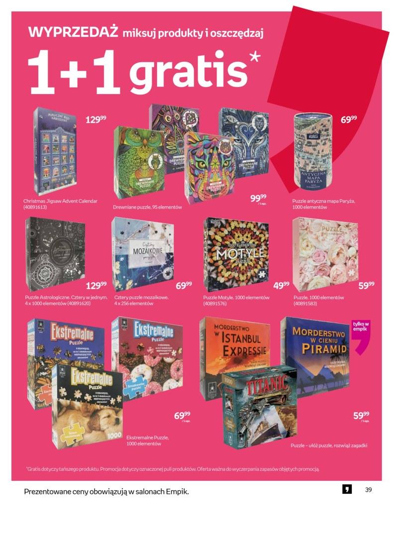 Gazetka promocyjna empik str. 39