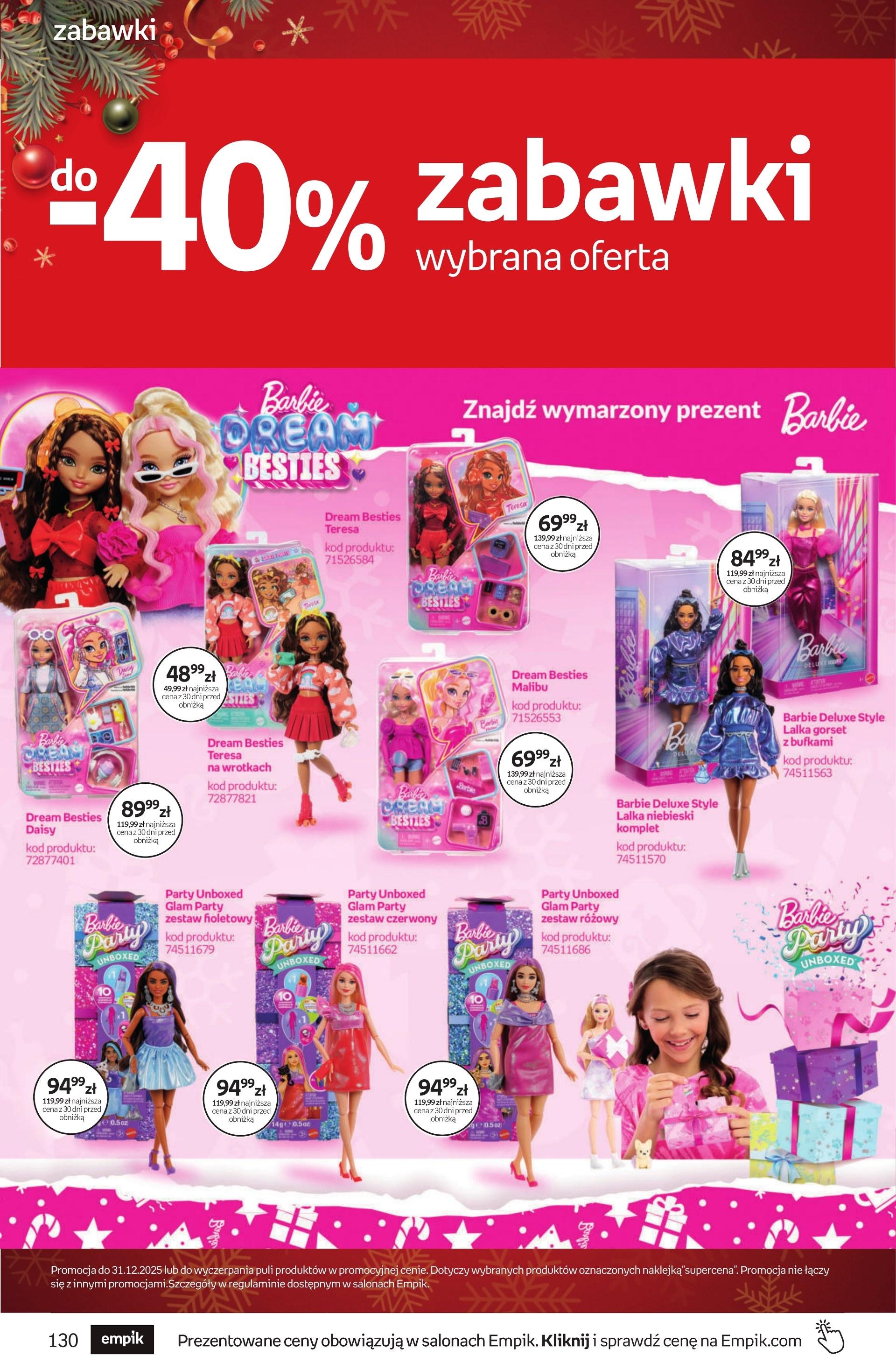 Gazetka promocyjna empik str. 130