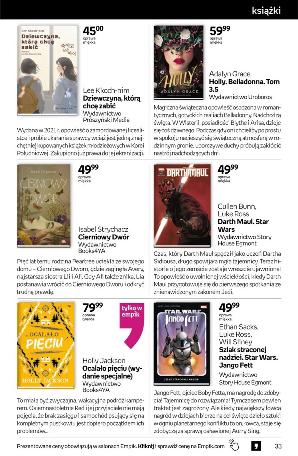 Gazetka promocyjna empik str. 33
