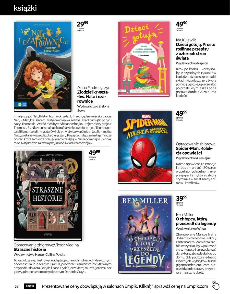 Gazetka promocyjna empik str. 58