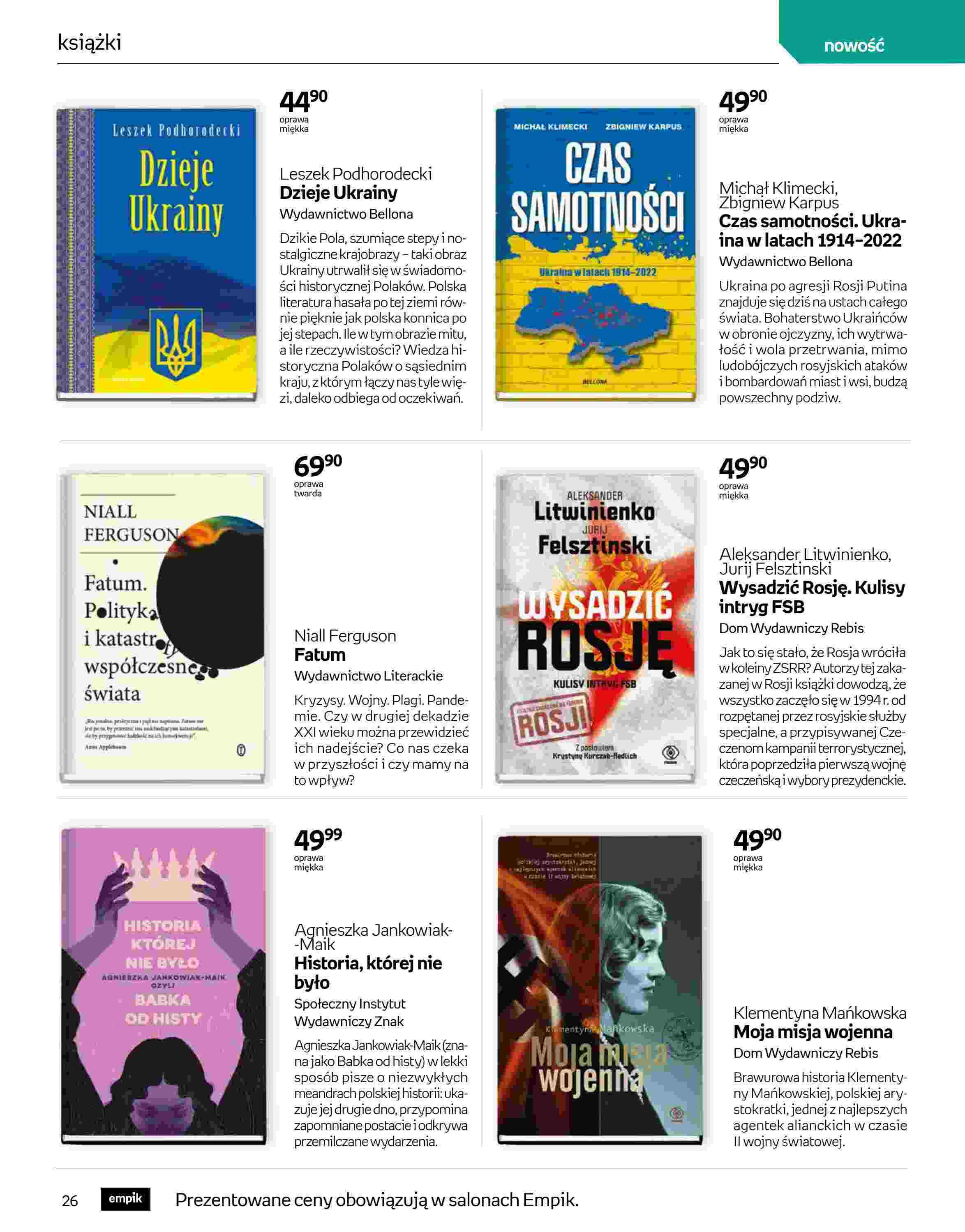 Gazetka promocyjna empik str. 26