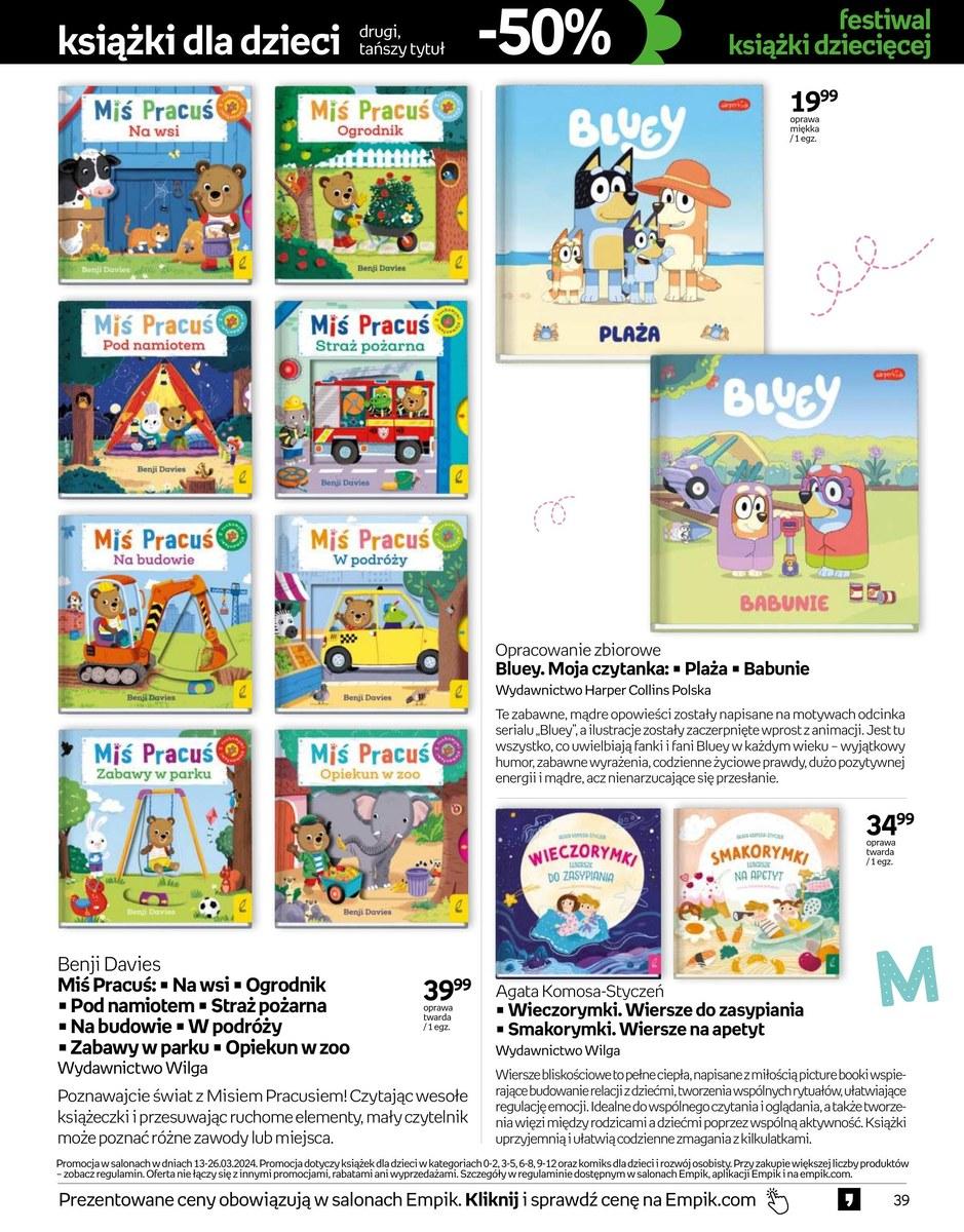 Gazetka promocyjna empik str. 39