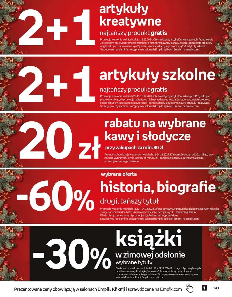 Gazetka promocyjna empik str. 149