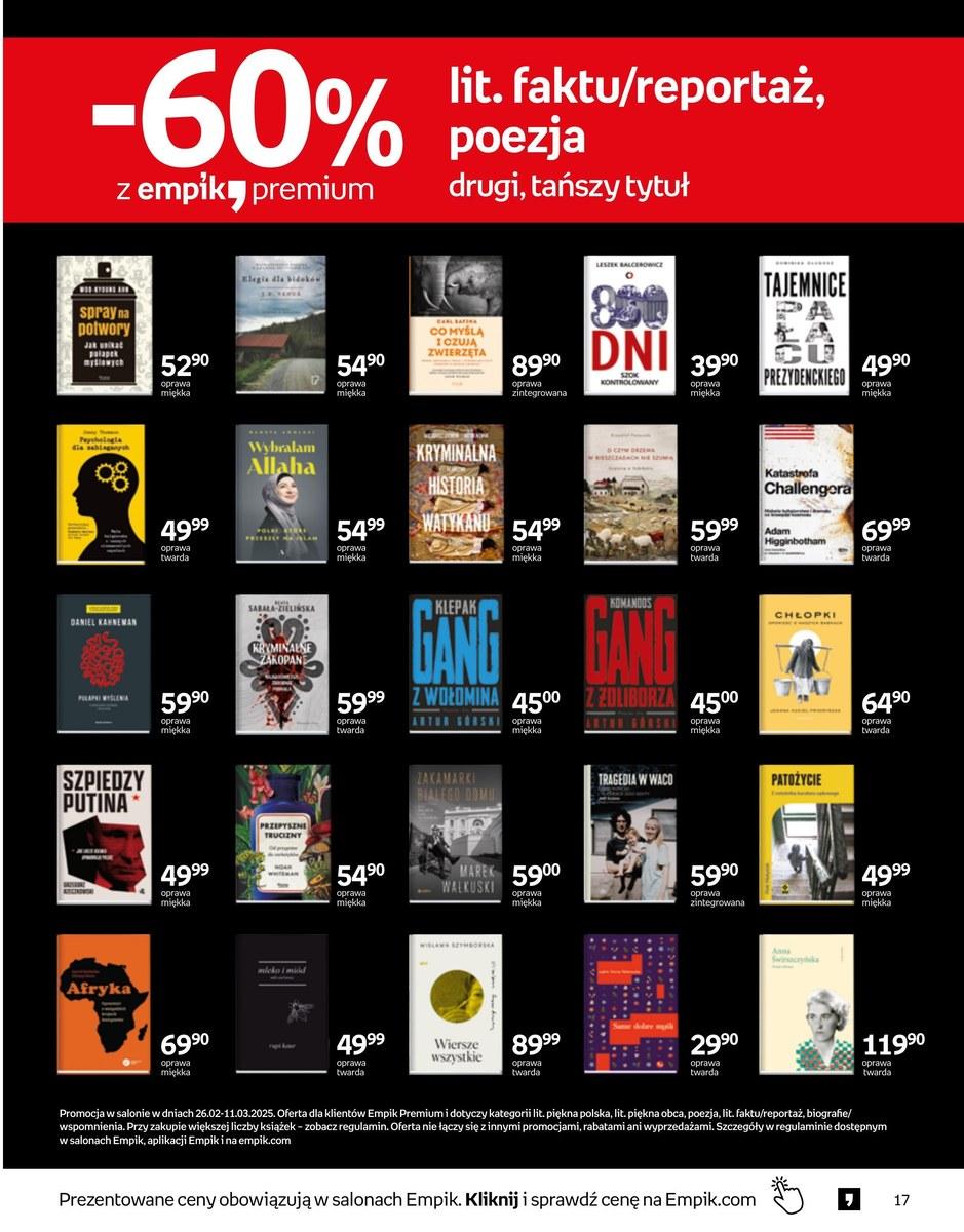 Gazetka promocyjna empik str. 17