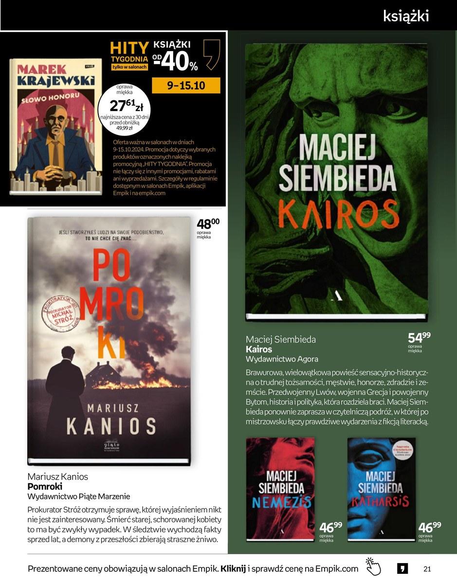 Gazetka promocyjna empik str. 21