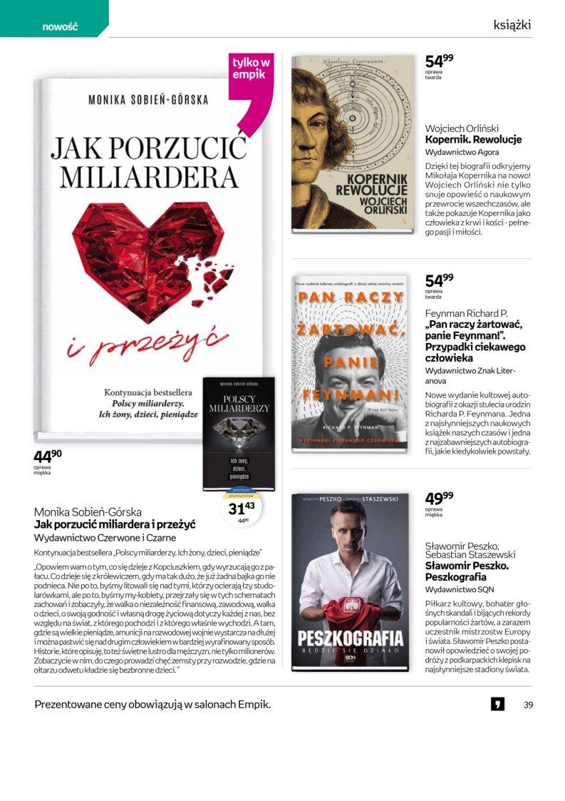 Gazetka promocyjna empik str. 39