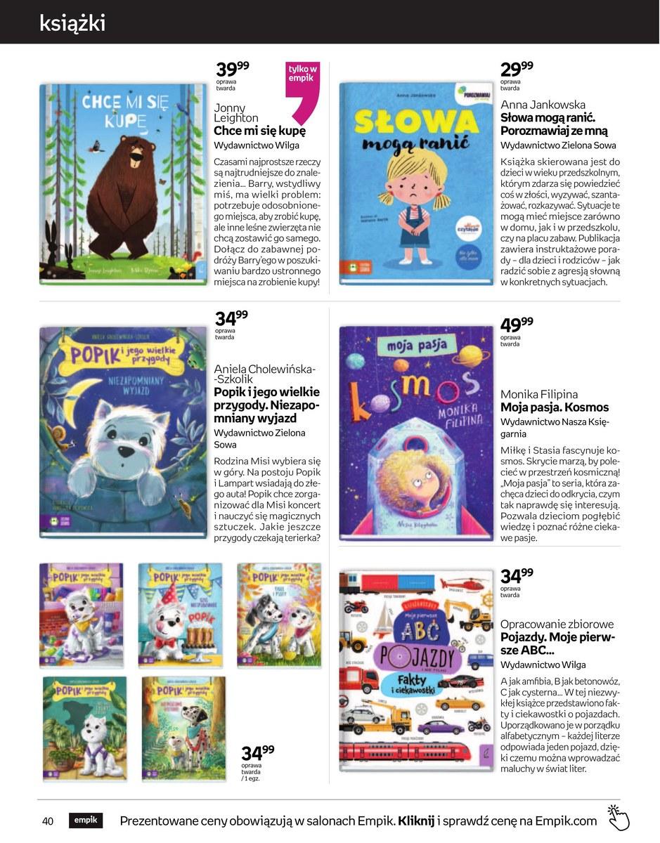 Gazetka promocyjna empik str. 40