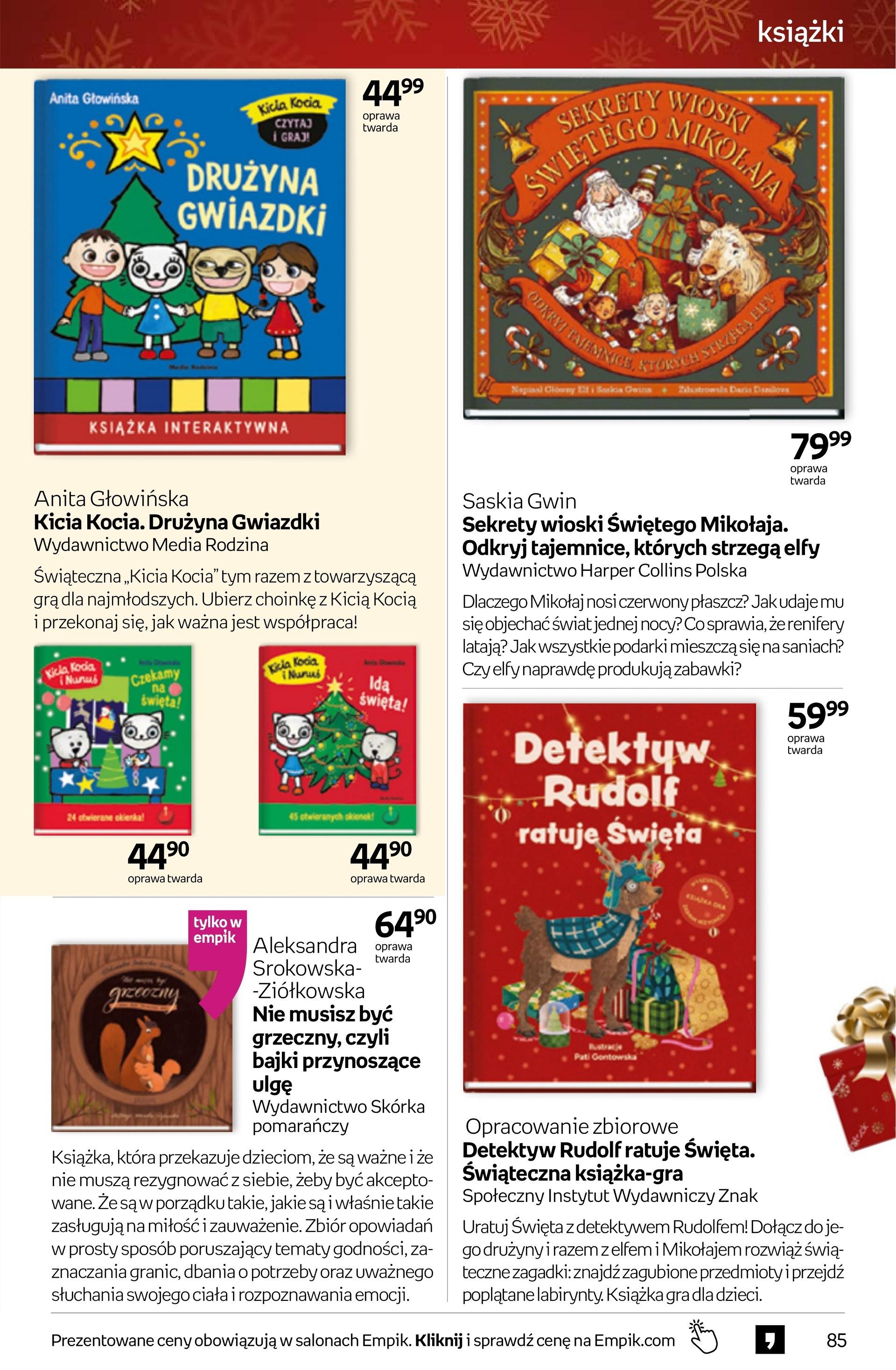 Gazetka promocyjna empik str. 85