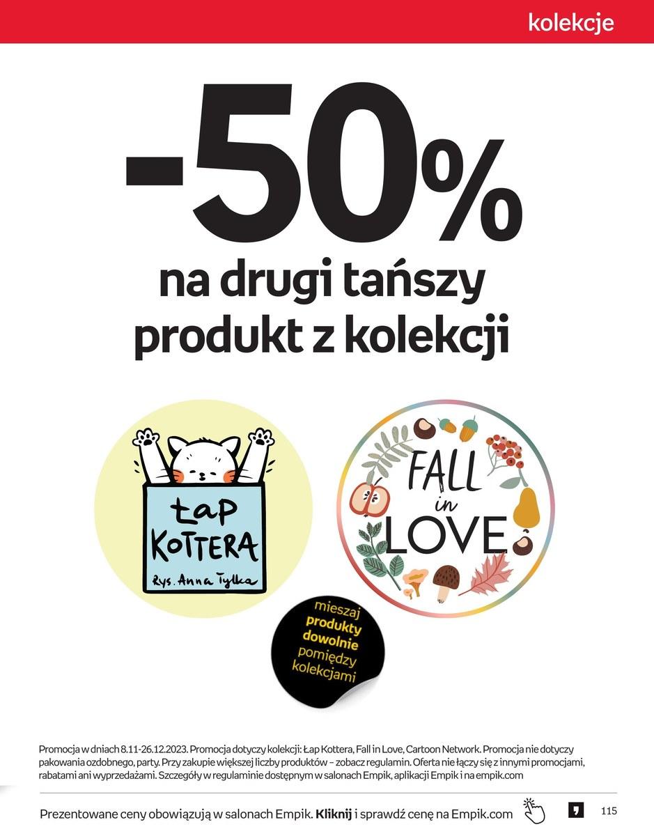 Gazetka promocyjna empik str. 115
