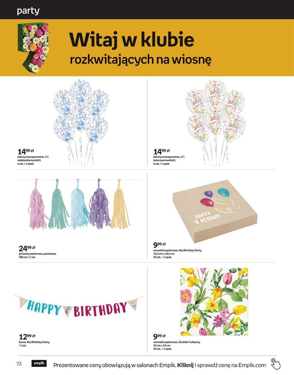 Gazetka promocyjna empik str. 72