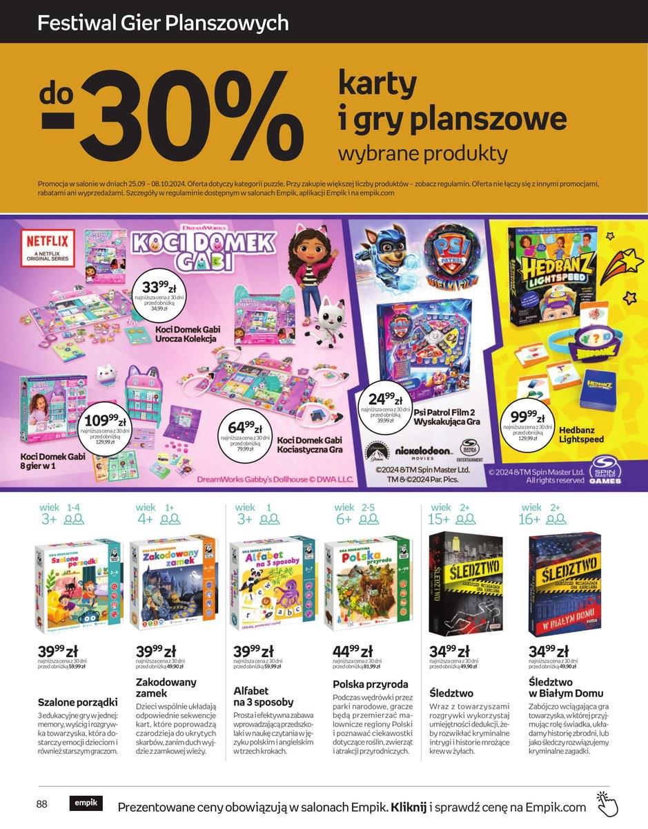 Gazetka promocyjna empik str. 88