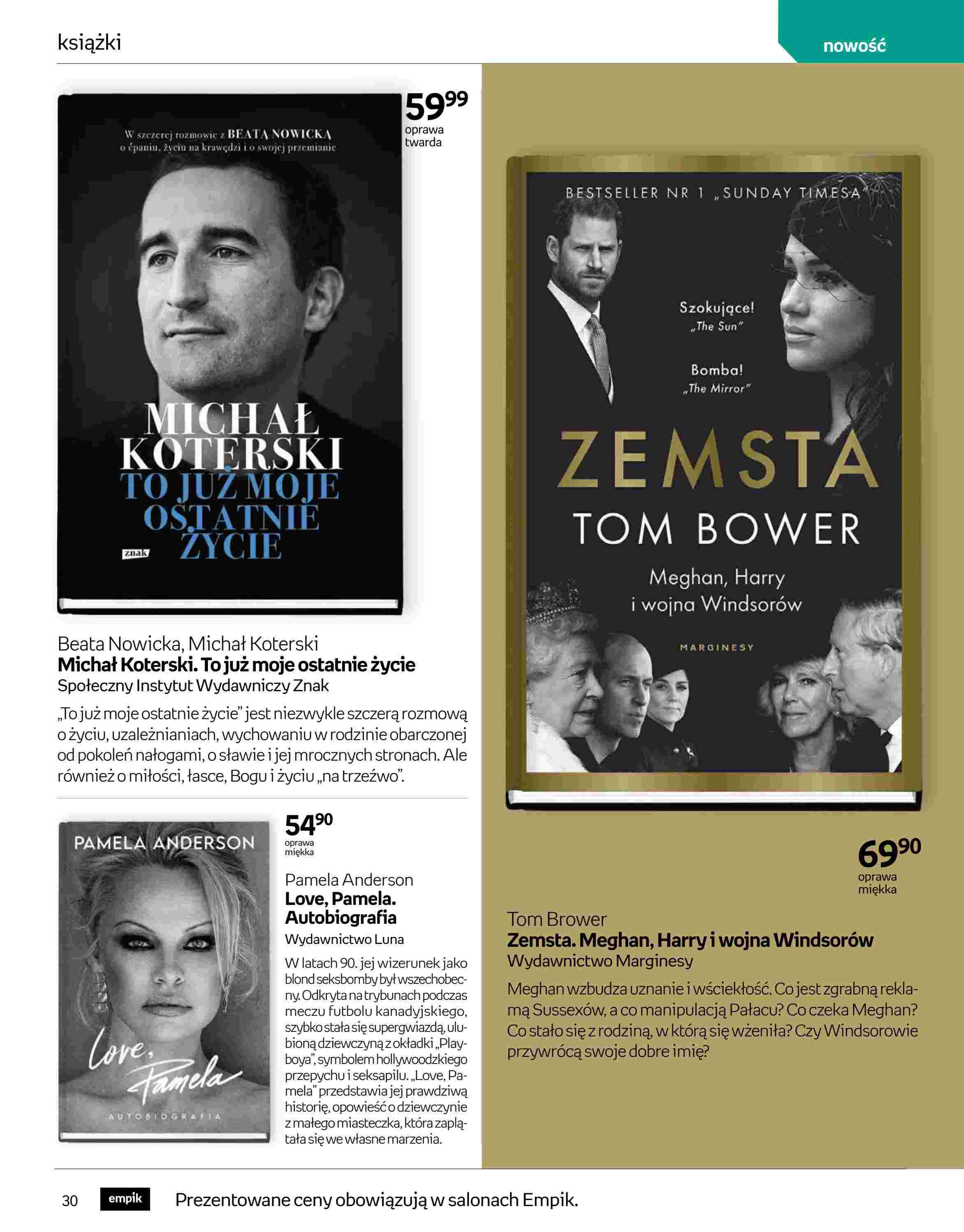 Gazetka promocyjna empik str. 30