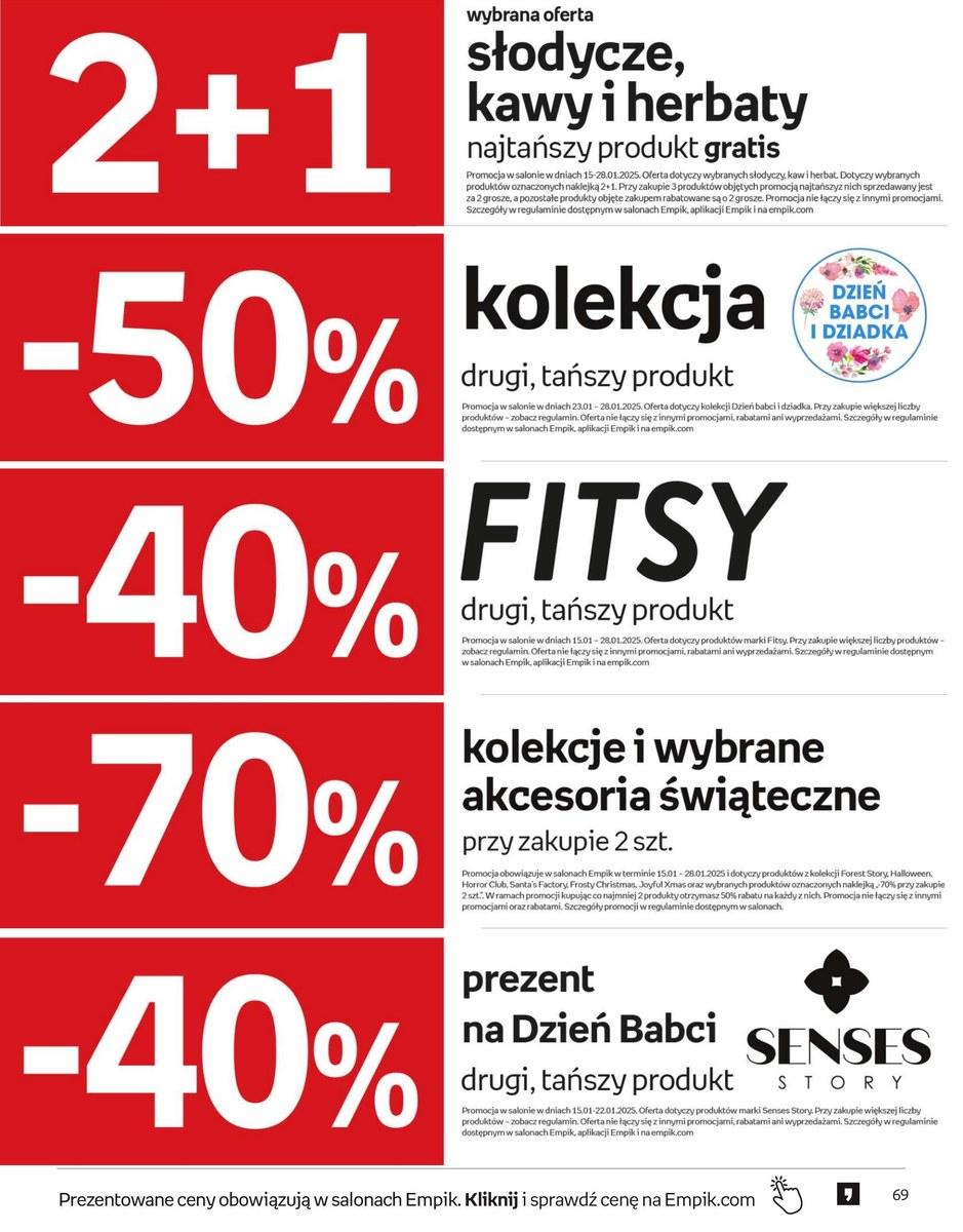 Gazetka promocyjna empik str. 69