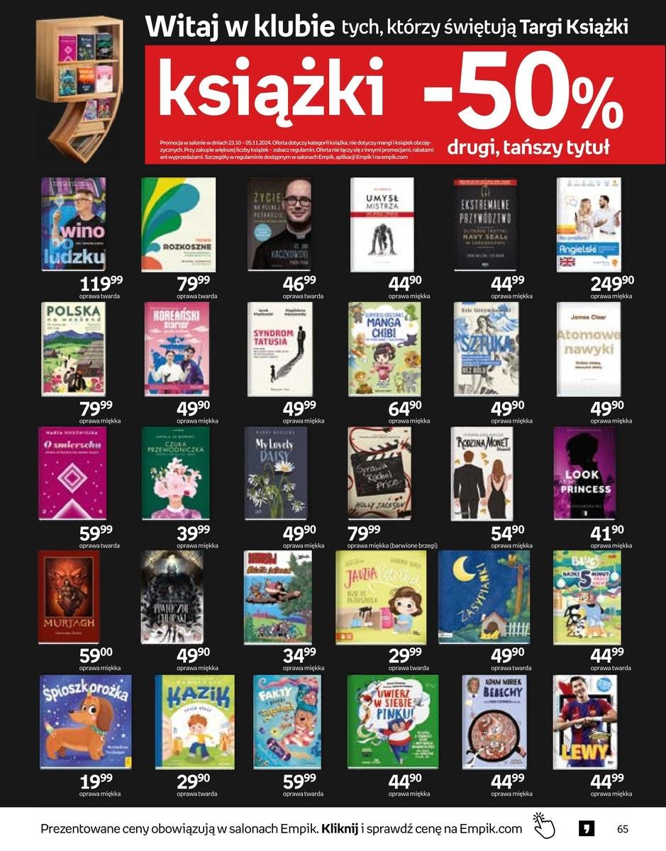 Gazetka promocyjna empik str. 65