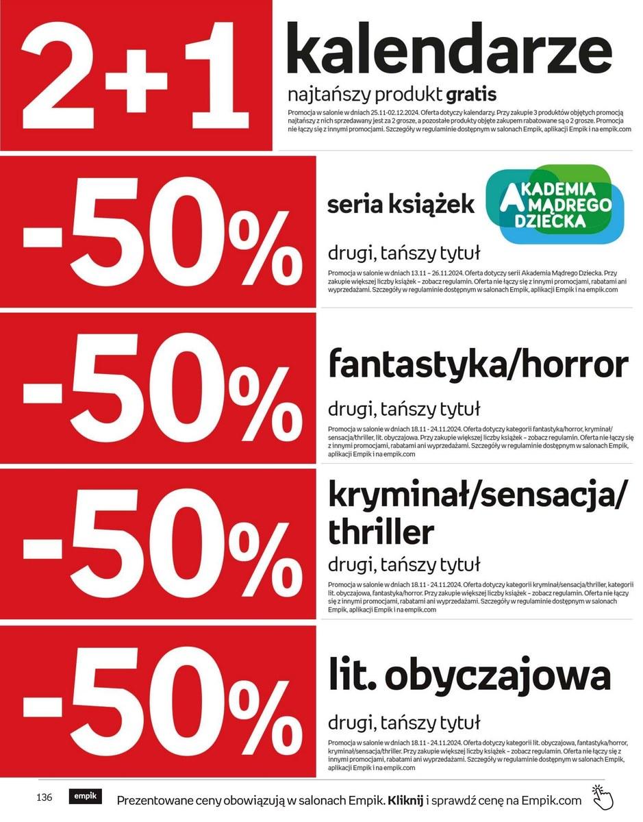 Gazetka promocyjna empik str. 136