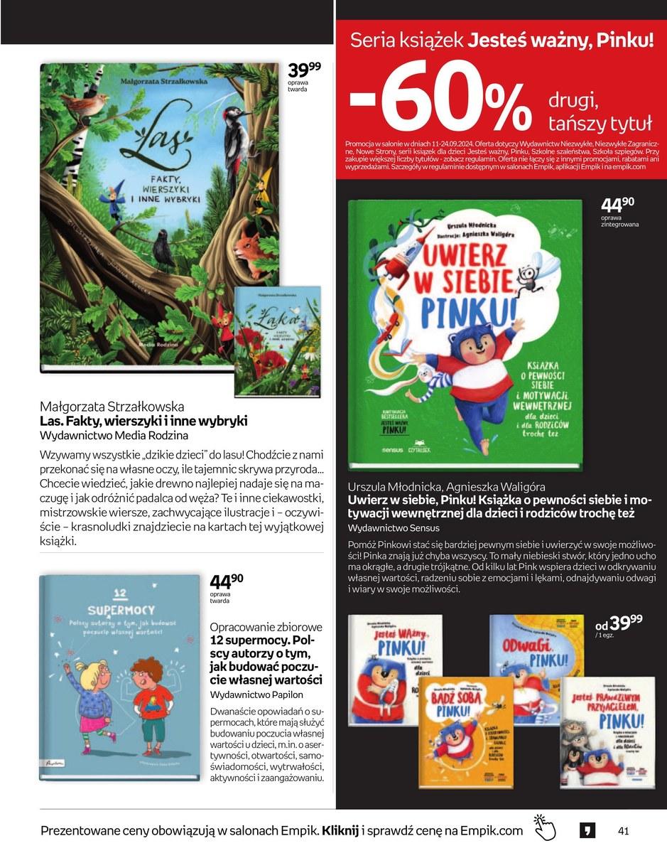 Gazetka promocyjna empik str. 41