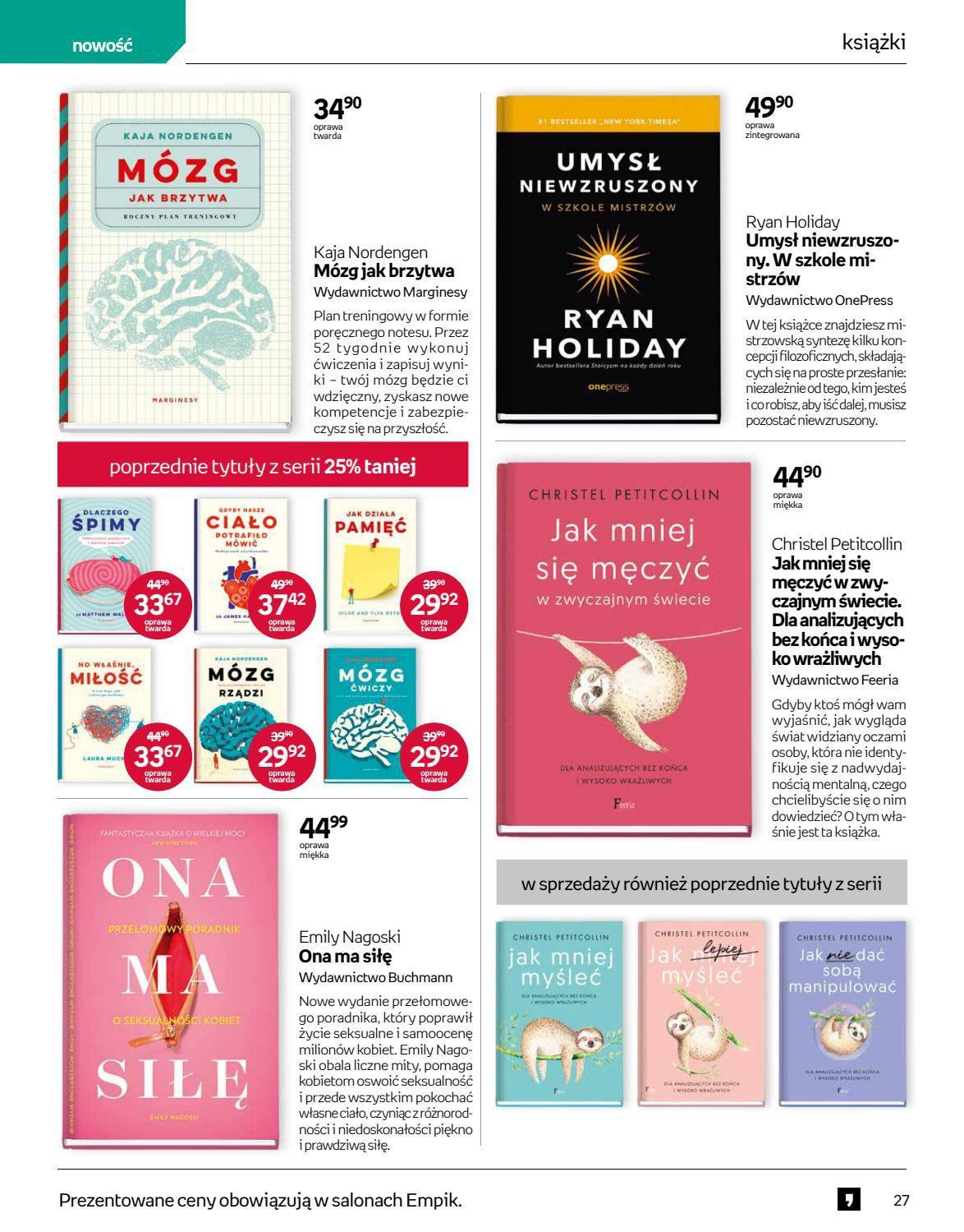 Gazetka promocyjna empik str. 27
