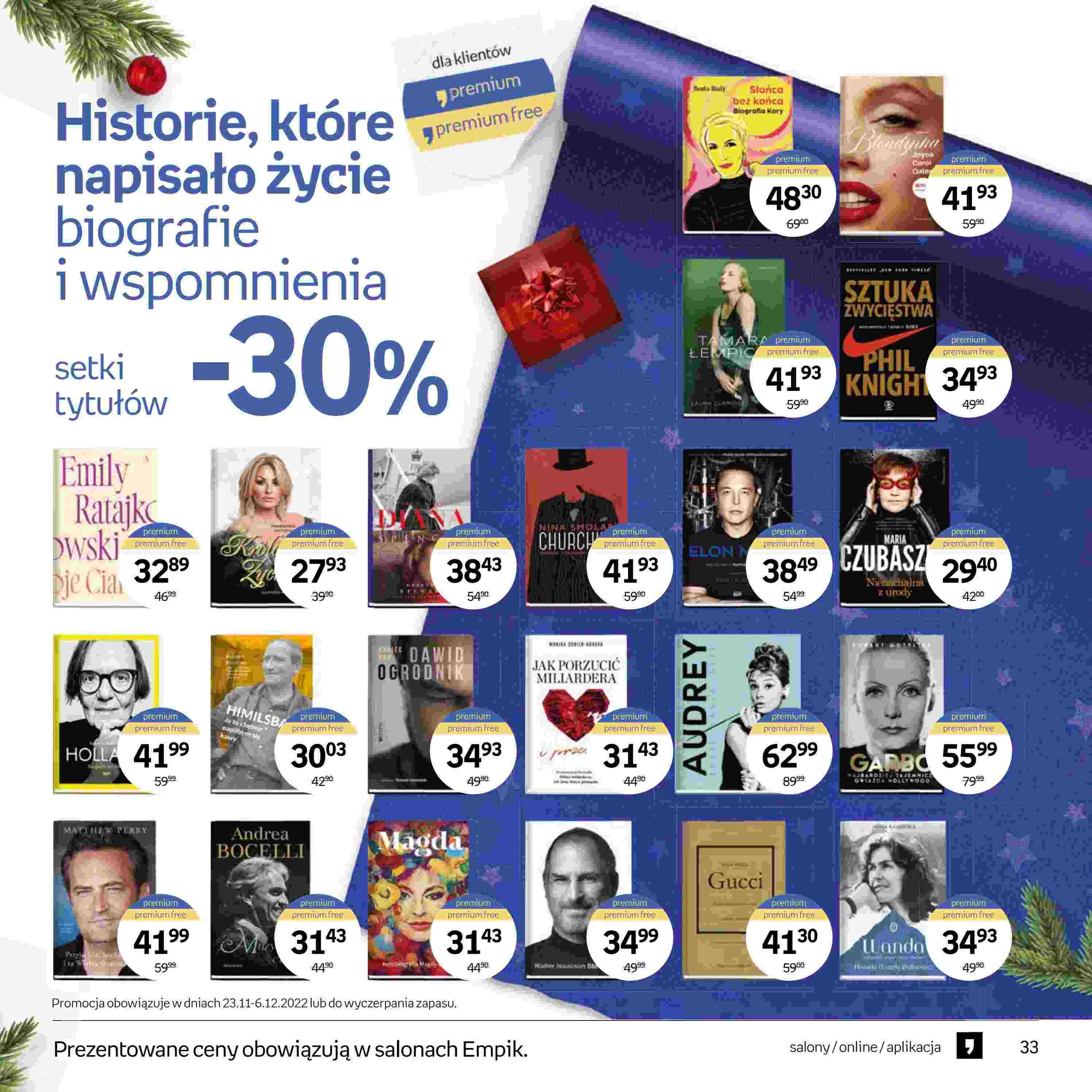 Gazetka promocyjna empik str. 33