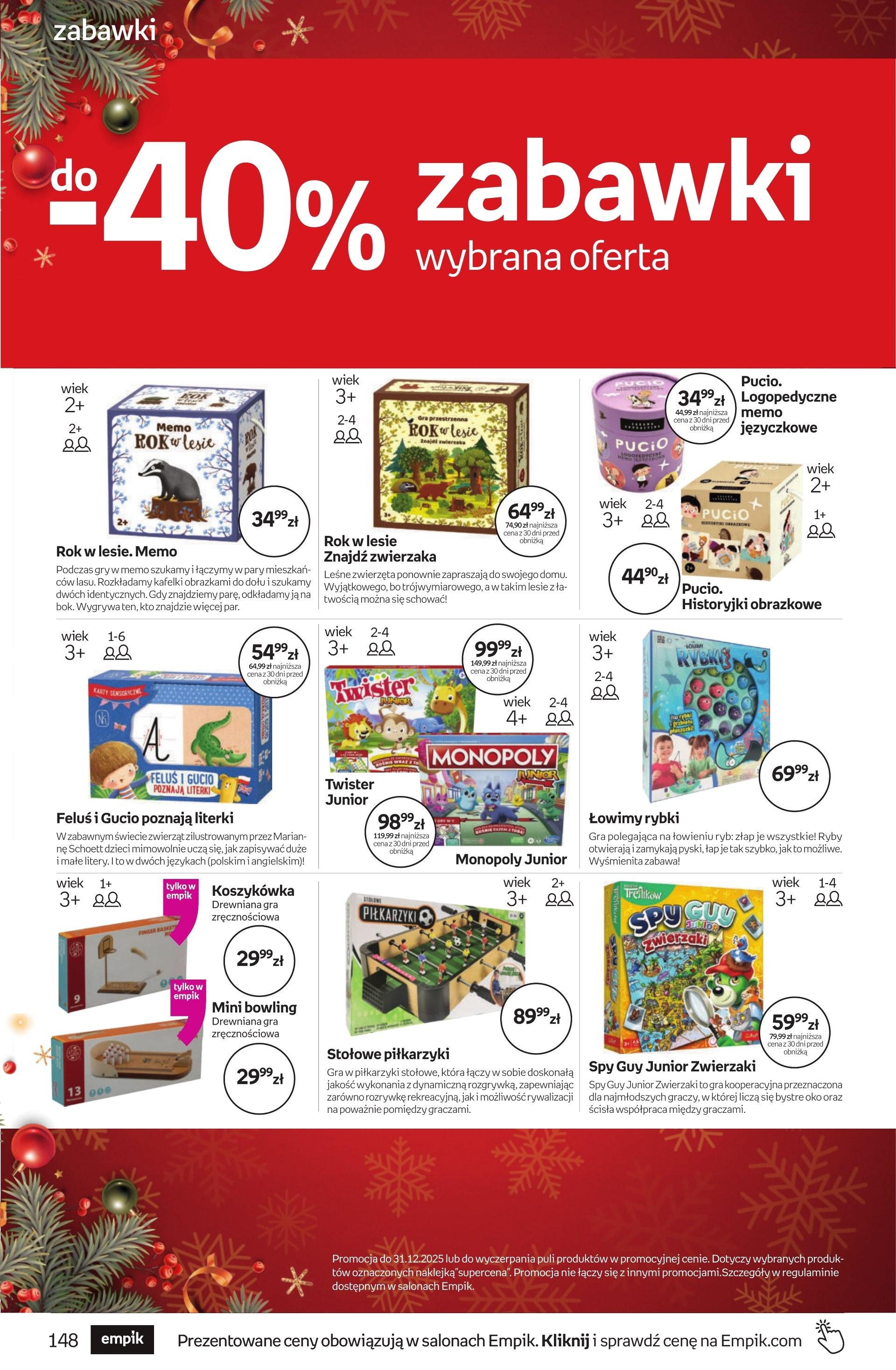 Gazetka promocyjna empik str. 148